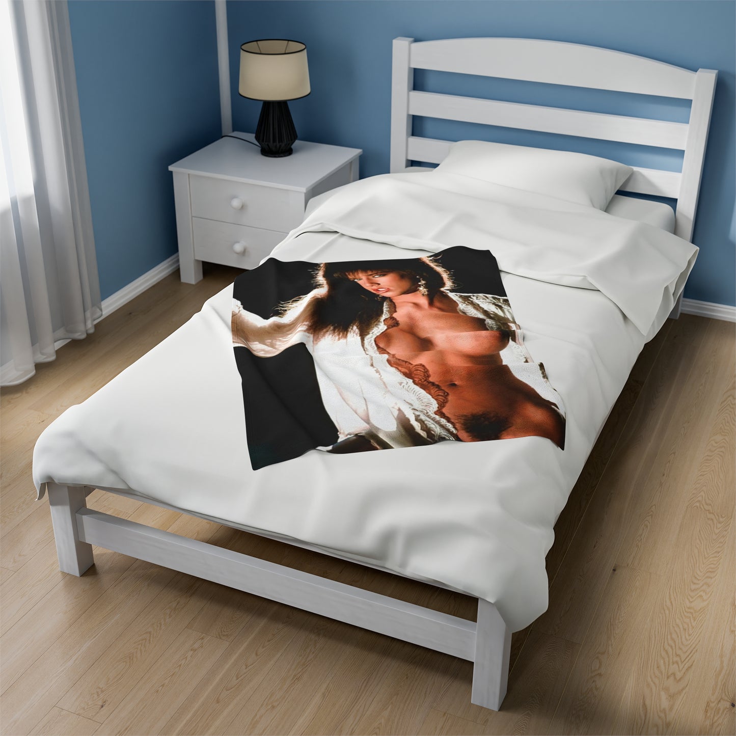Velveteen Plush Blanket Pornstar Racquel Darrian Nude