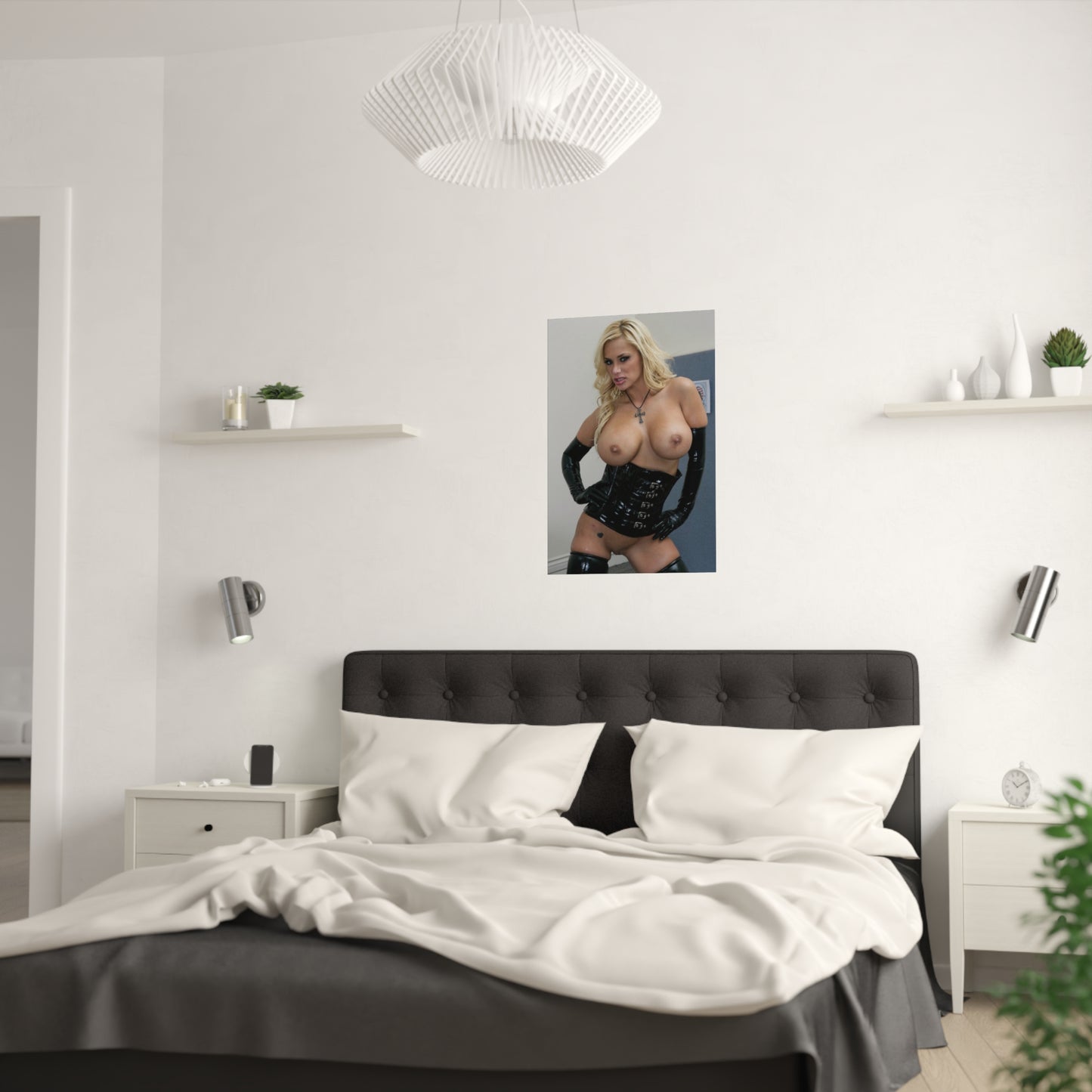 Satin Posters (210gsm) Pornstar Shyla Stylez Nude