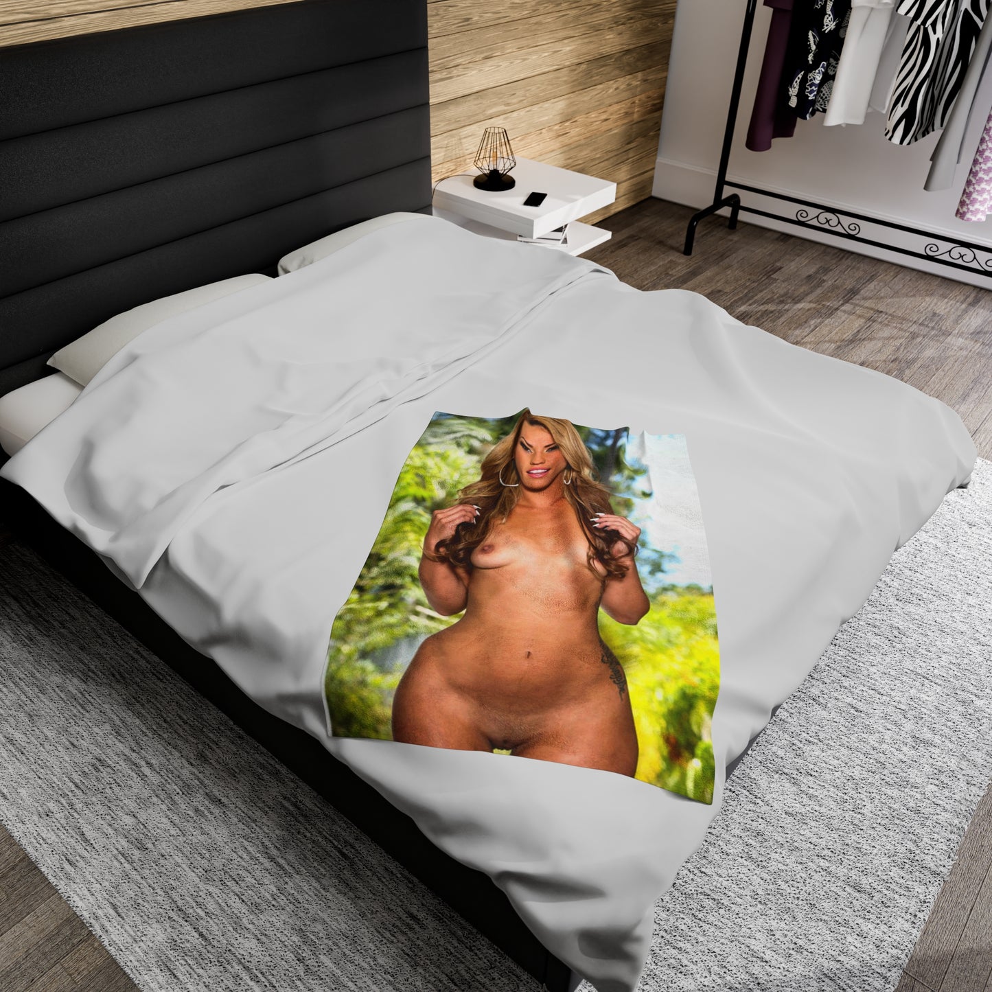 Velveteen Plush Blanket Pornstar Kelsie Monroe Nude