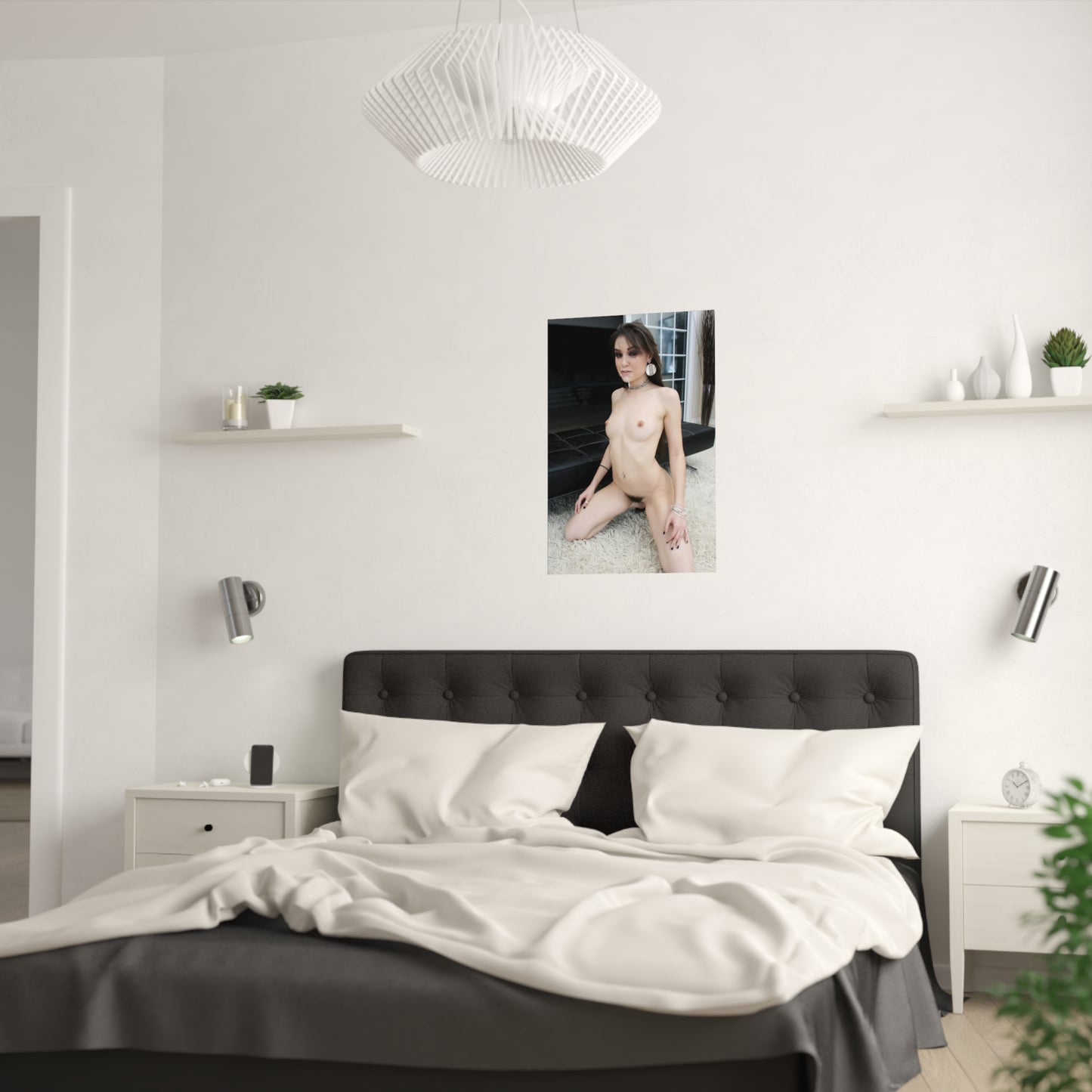 Satin Posters (210gsm) Adult Star Sasha Grey Nude