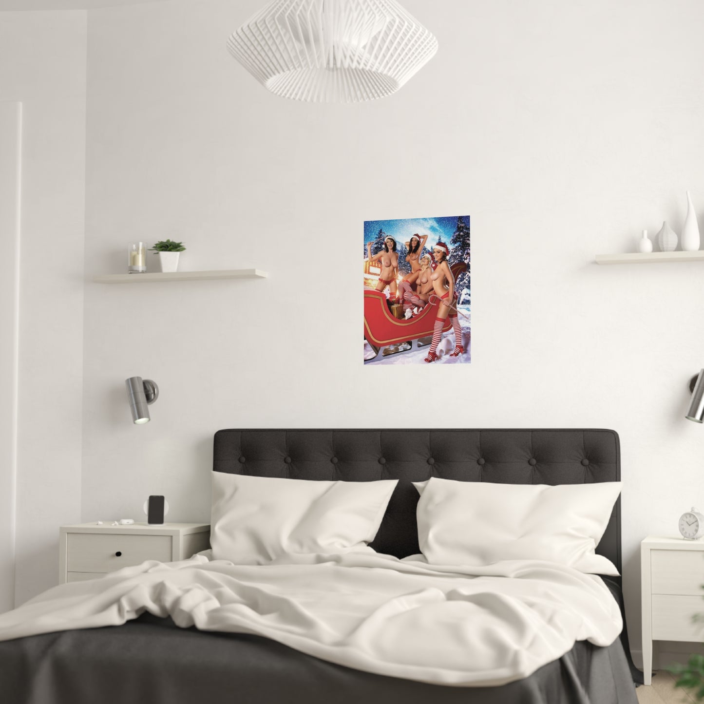 Satin Posters (210gsm) Pornstars Nude Christmas