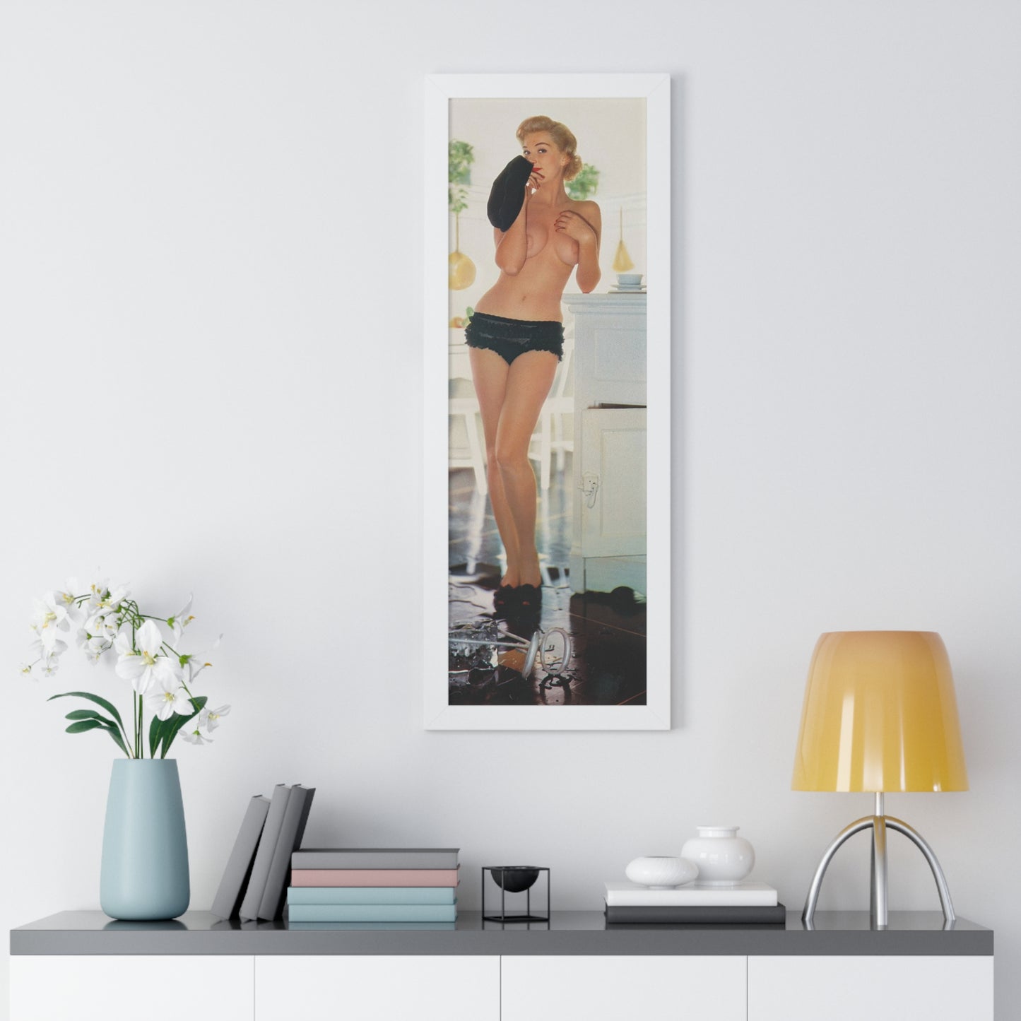 Framed Vertical Poster Playboy Playmate May 1956 Marion Scott