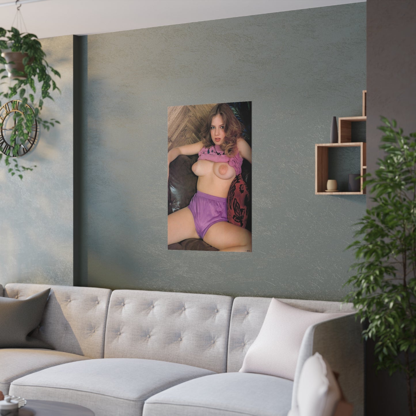 Satin Posters (210gsm) Retro Porn Star 1980s Traci
