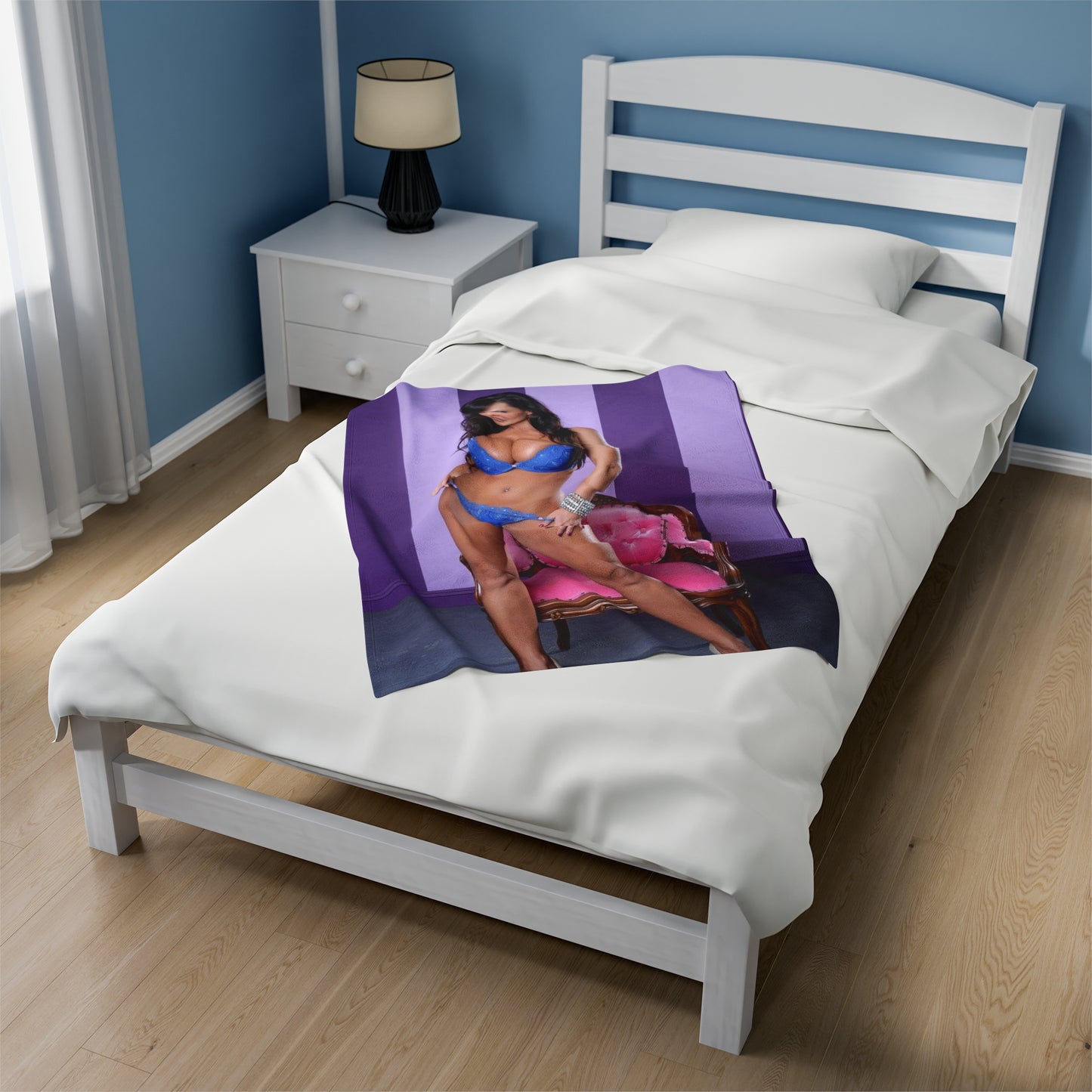 Velveteen Plush Blanket Lisa Ann Lingerie