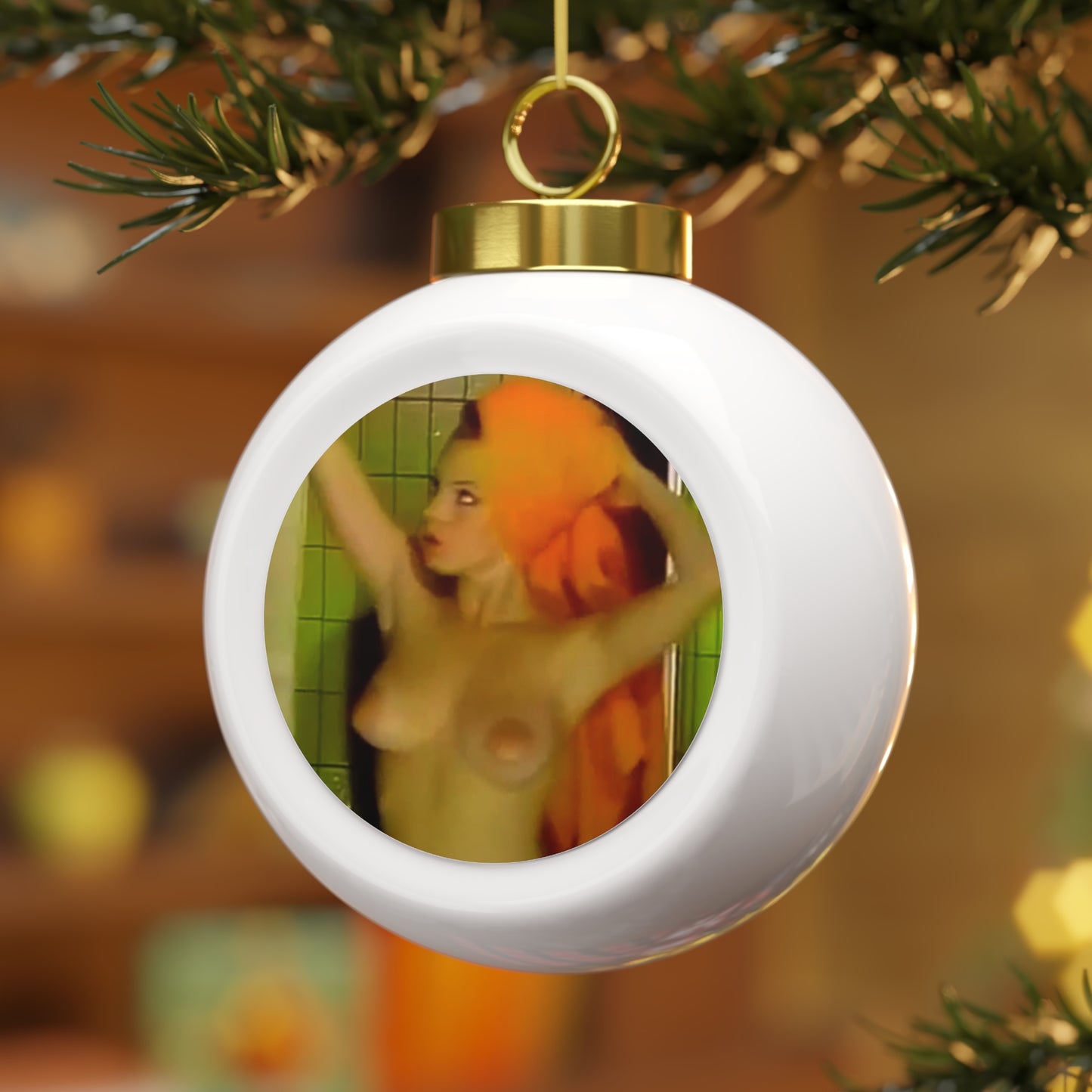 Christmas Ball Ornament Traci Lords Nude