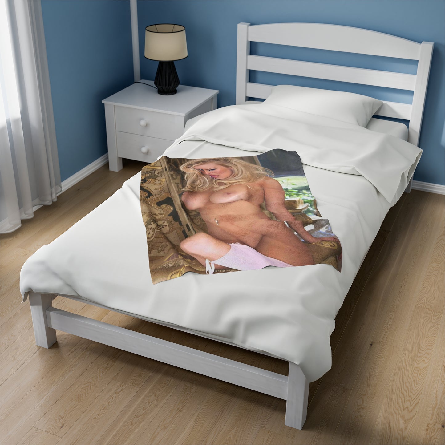 Velveteen Plush Blanket Pornstar Jenna Jameson Nude