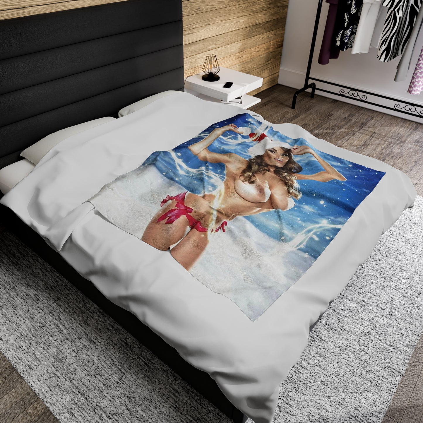 Velveteen Plush Blanket Nude Christmas Pornstars