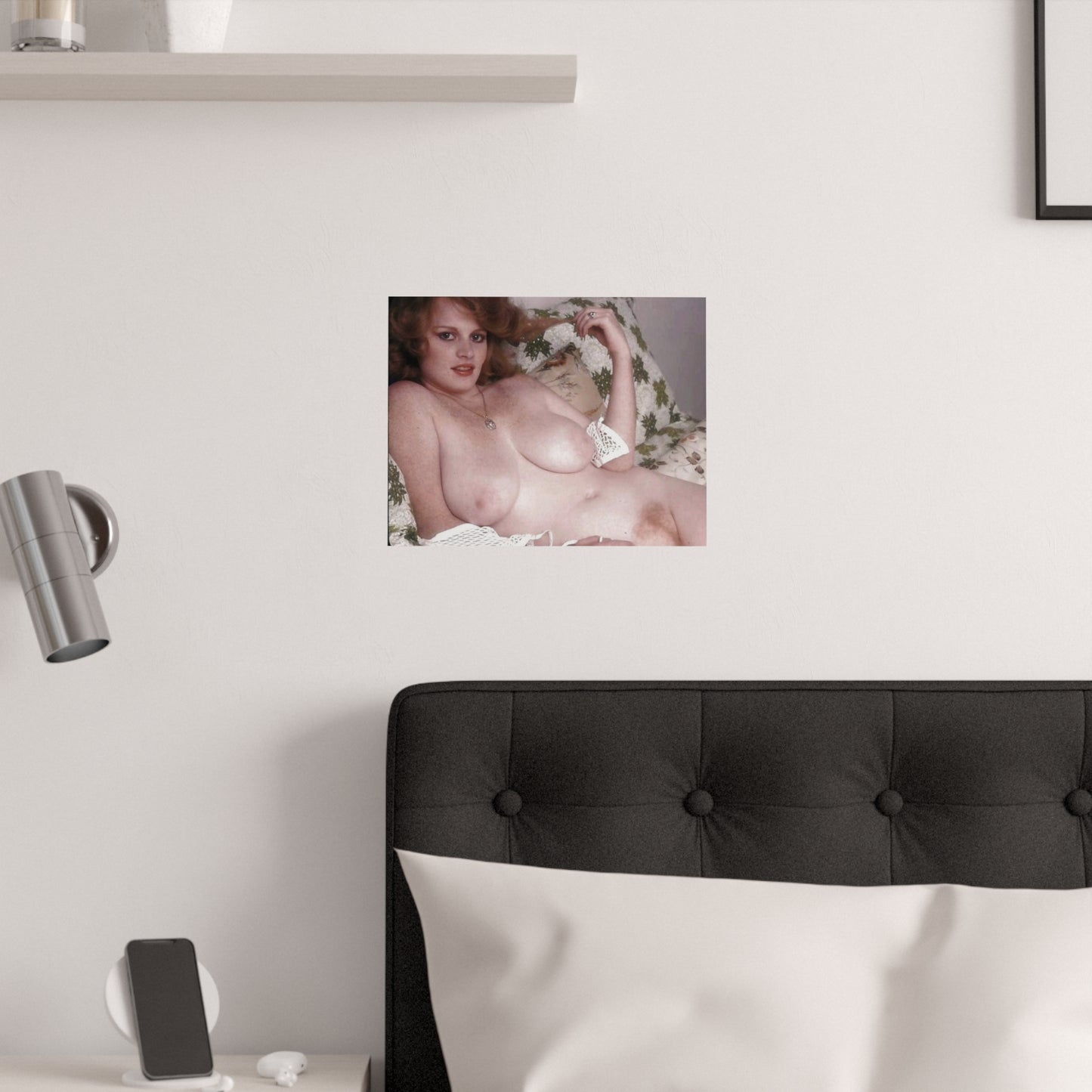 Satin Posters (210gsm) Retro Pornstar Lisa De Leeuw Nude