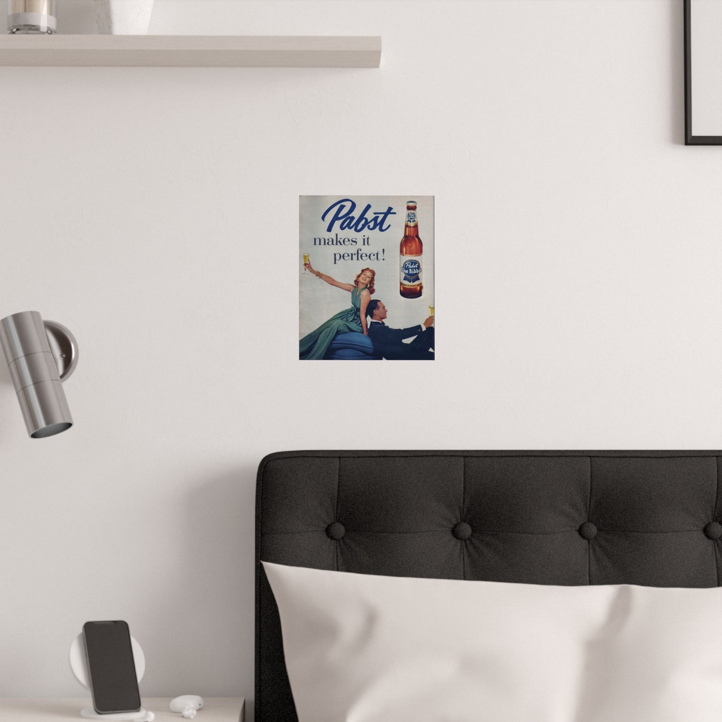 Satin Posters (210gsm) Retro Beer Advertisement Pabst