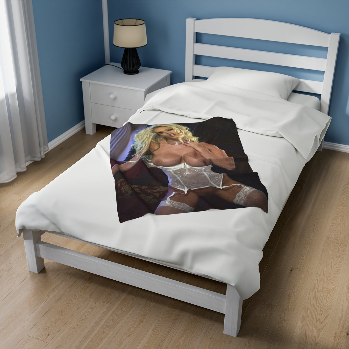 Velveteen Plush Blanket Pornstar Jenna Jameson Nude