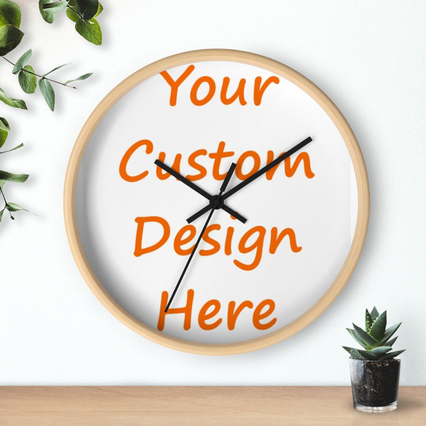 Wall Clock Custom Purchase & Message Artwork! No Limits!