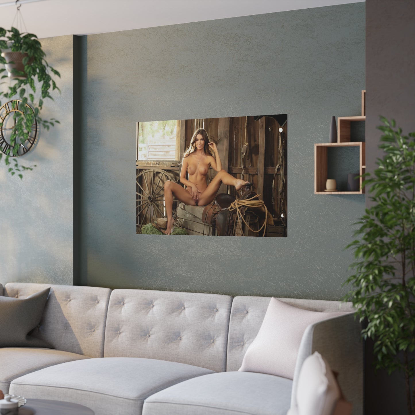 Satin Posters (210gsm) Penthouse Pet September 2021 Carolina White