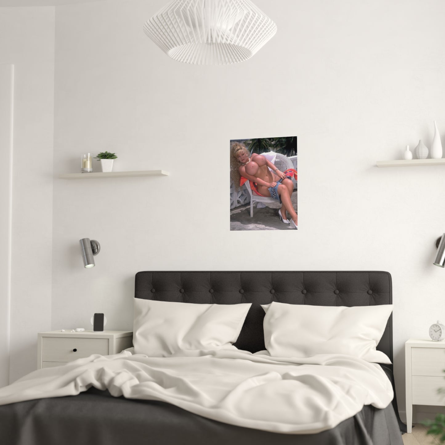 Satin Posters (210gsm) Busty Candy Cantaloupes Nude