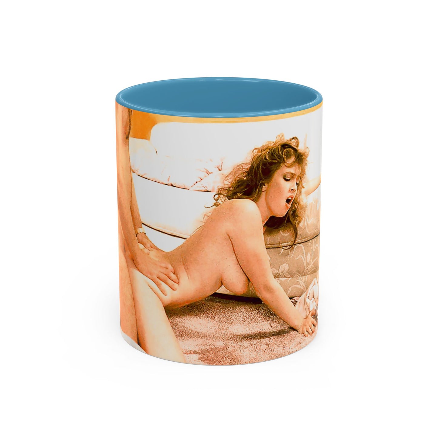 Accent Coffee Mug (11, 15oz) Traci Lords Nude Naked Fucking Retro