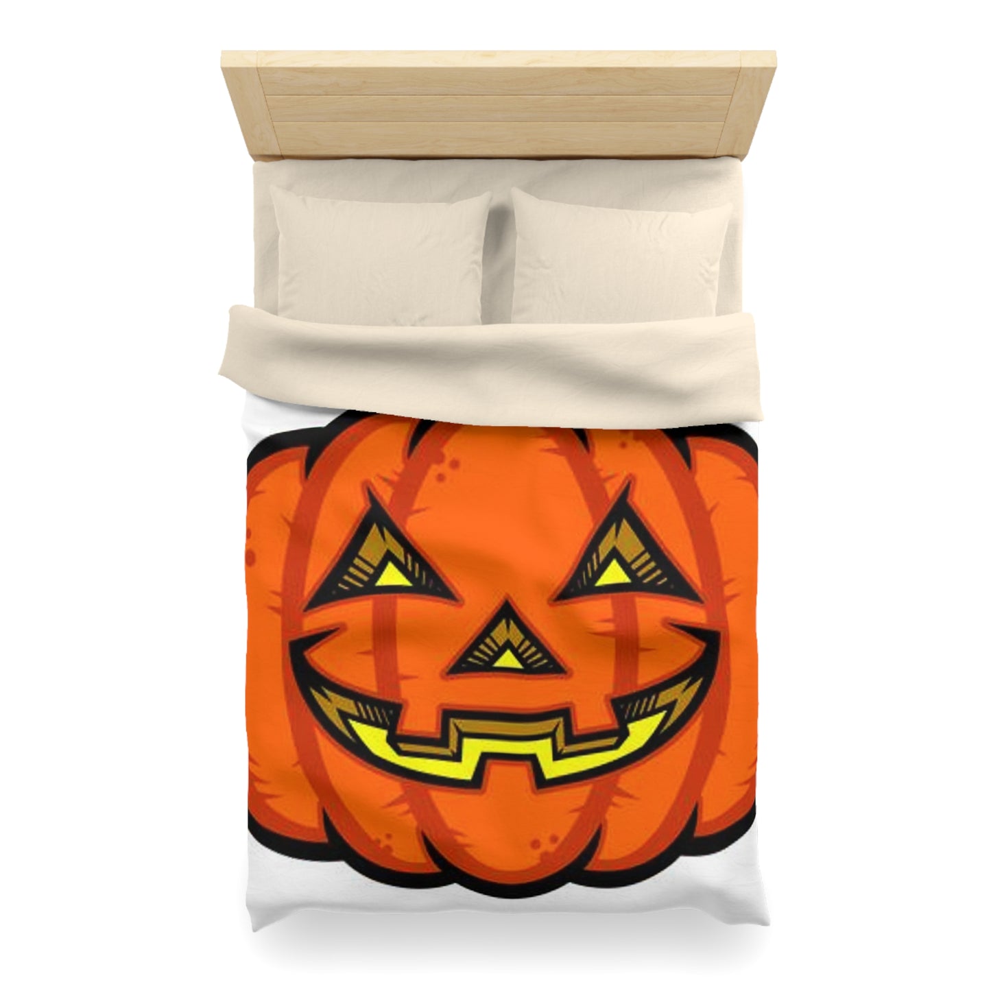 Microfiber Duvet Cover Halloween Jack-O-Lantern
