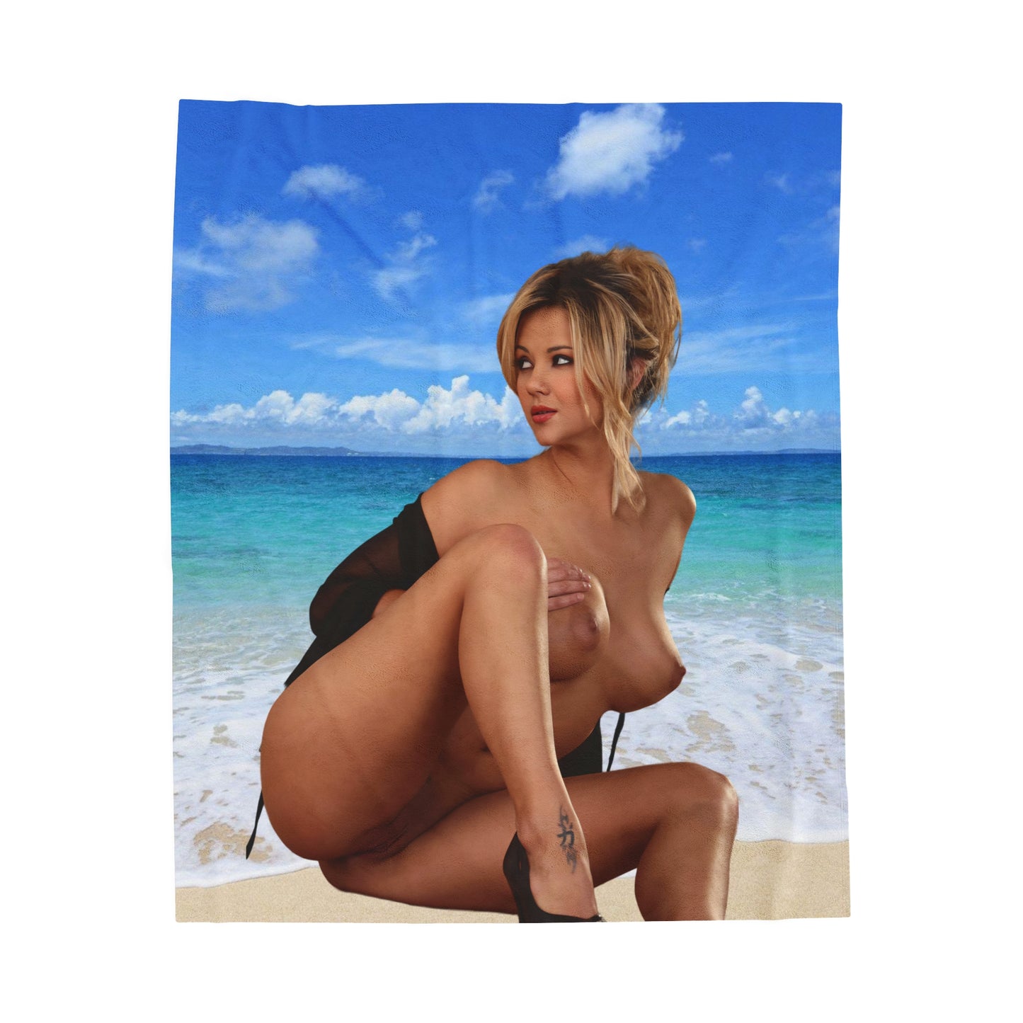 Velveteen Plush Blanket Porn Star Ashlynn Brooke