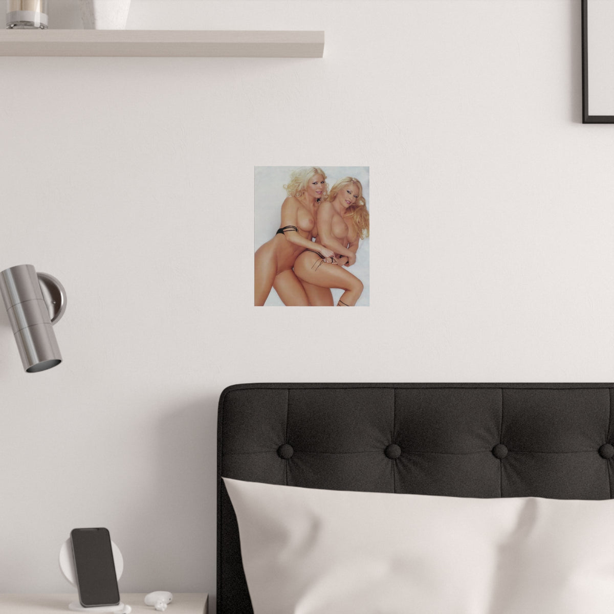 Satin Posters (210gsm) Torrie Wilson and Sable Nude