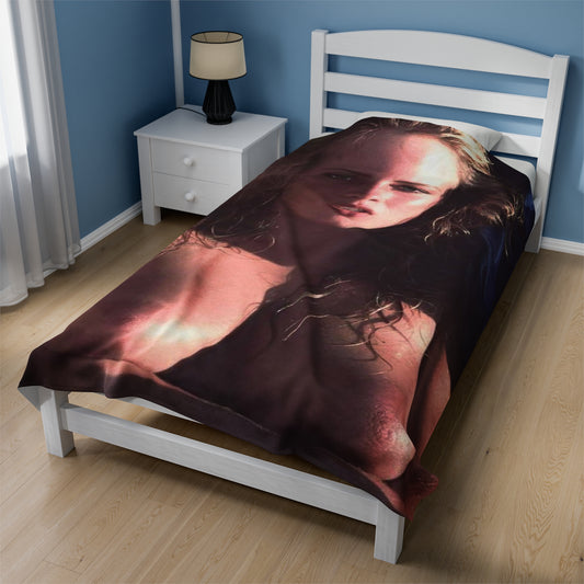 Velveteen Plush Blanket Traci Lords