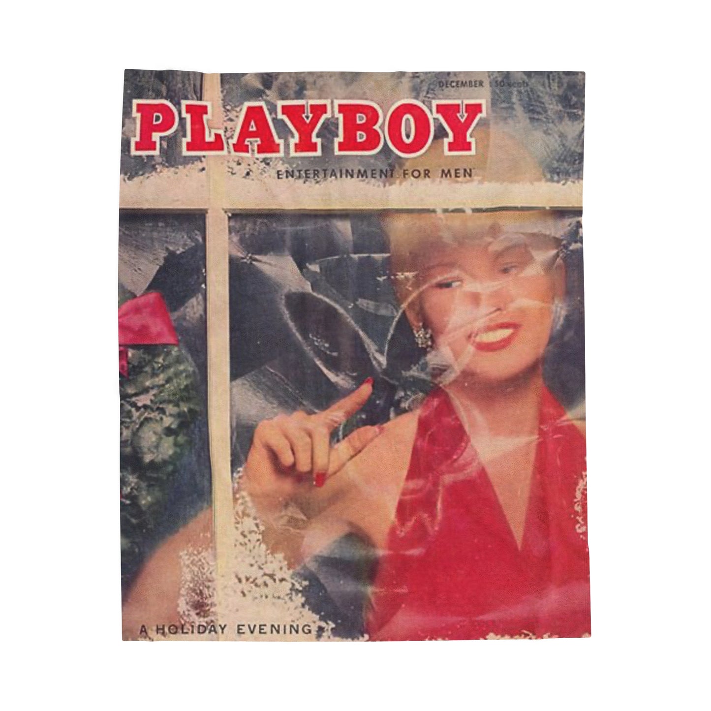Velveteen Plush Blanket Magazine Cover December 1957