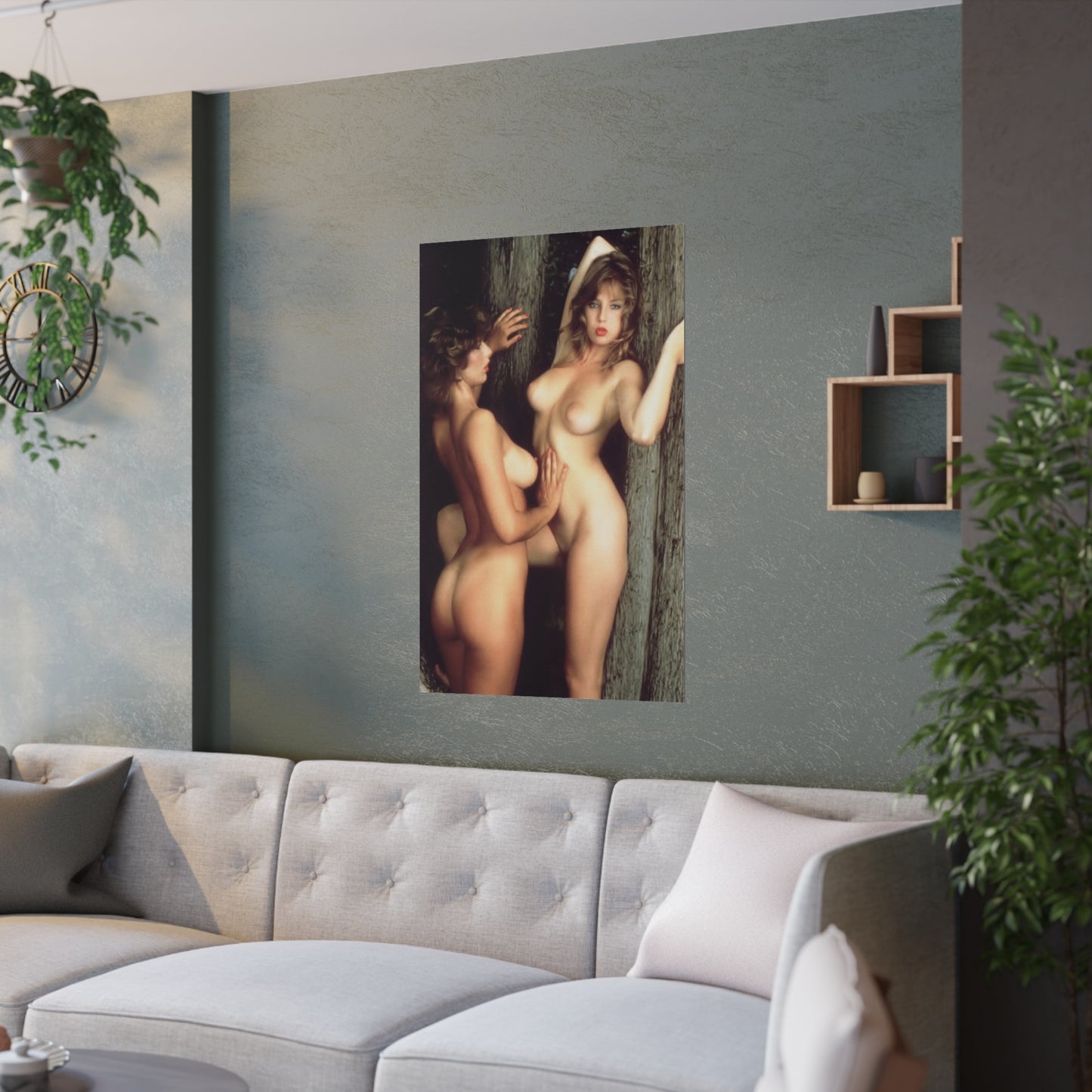 Satin Posters (210gsm) Retro 80s Adult Star Nude