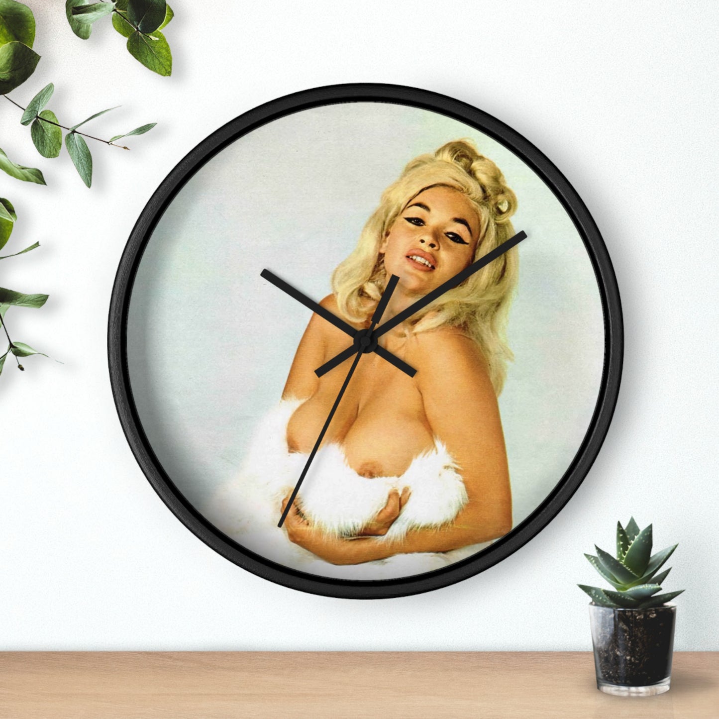 Wall Clock Jayne Mansfield Nude