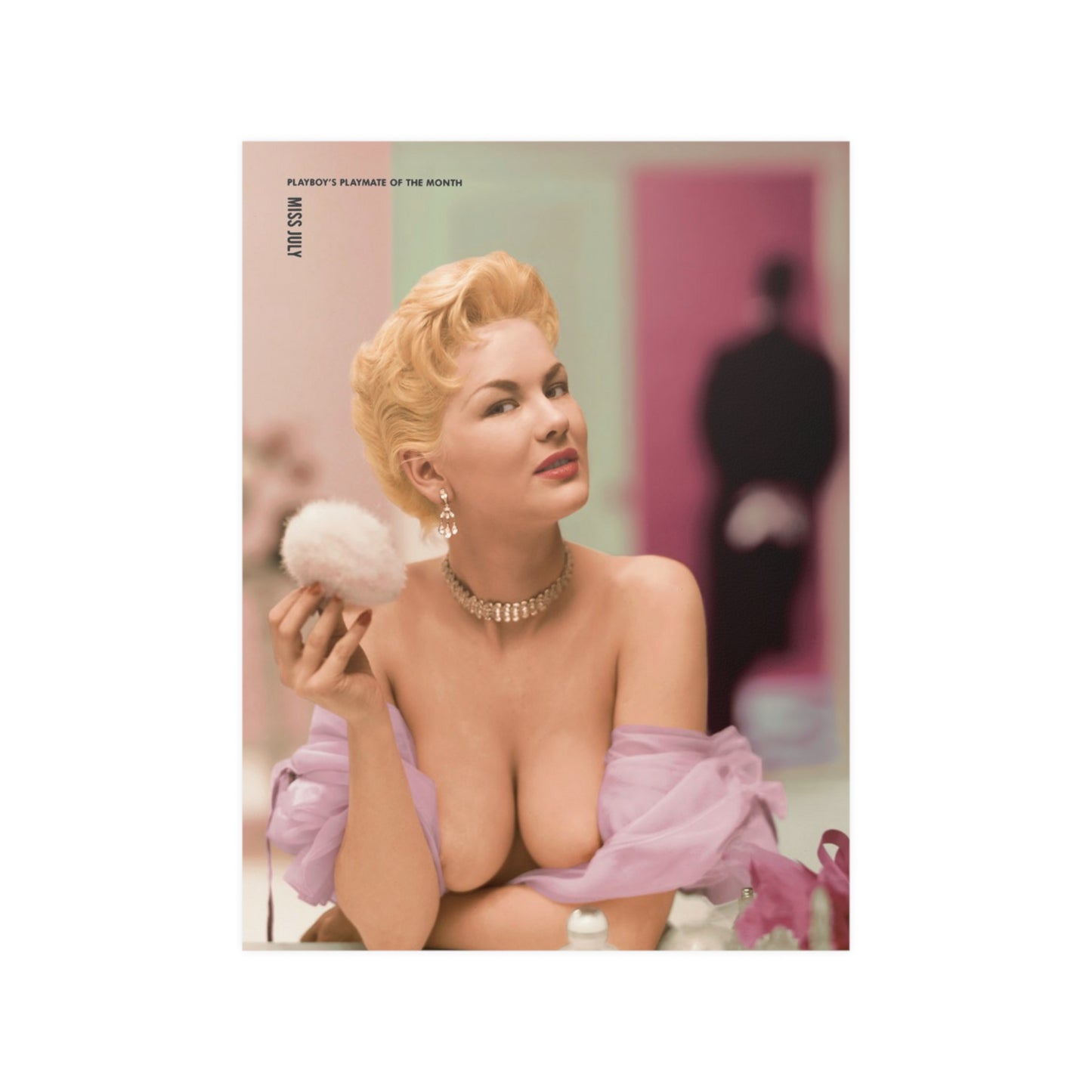 Satin Posters (210gsm) Playmate July 1955 Janet Pilgrim