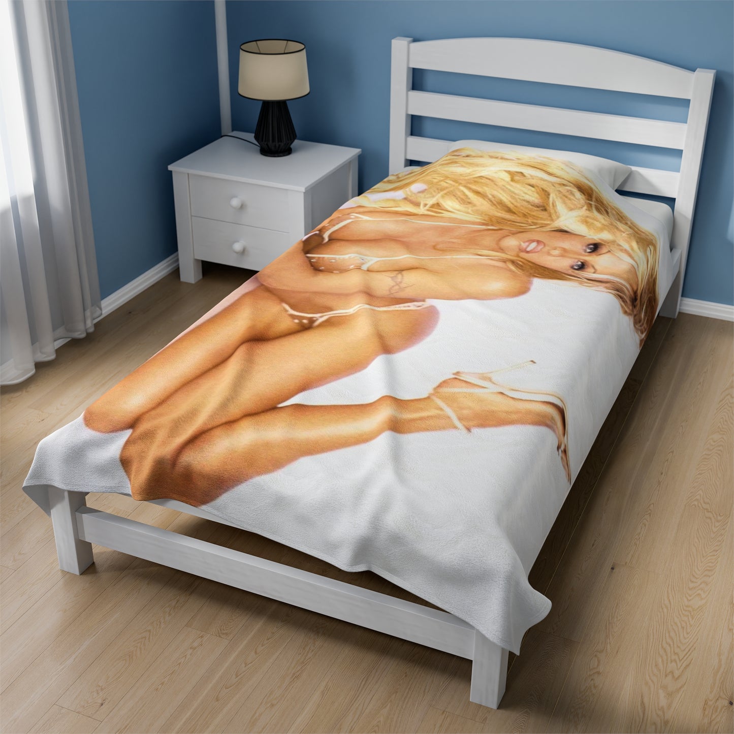 Velveteen Plush Blanket Pamela Anderson