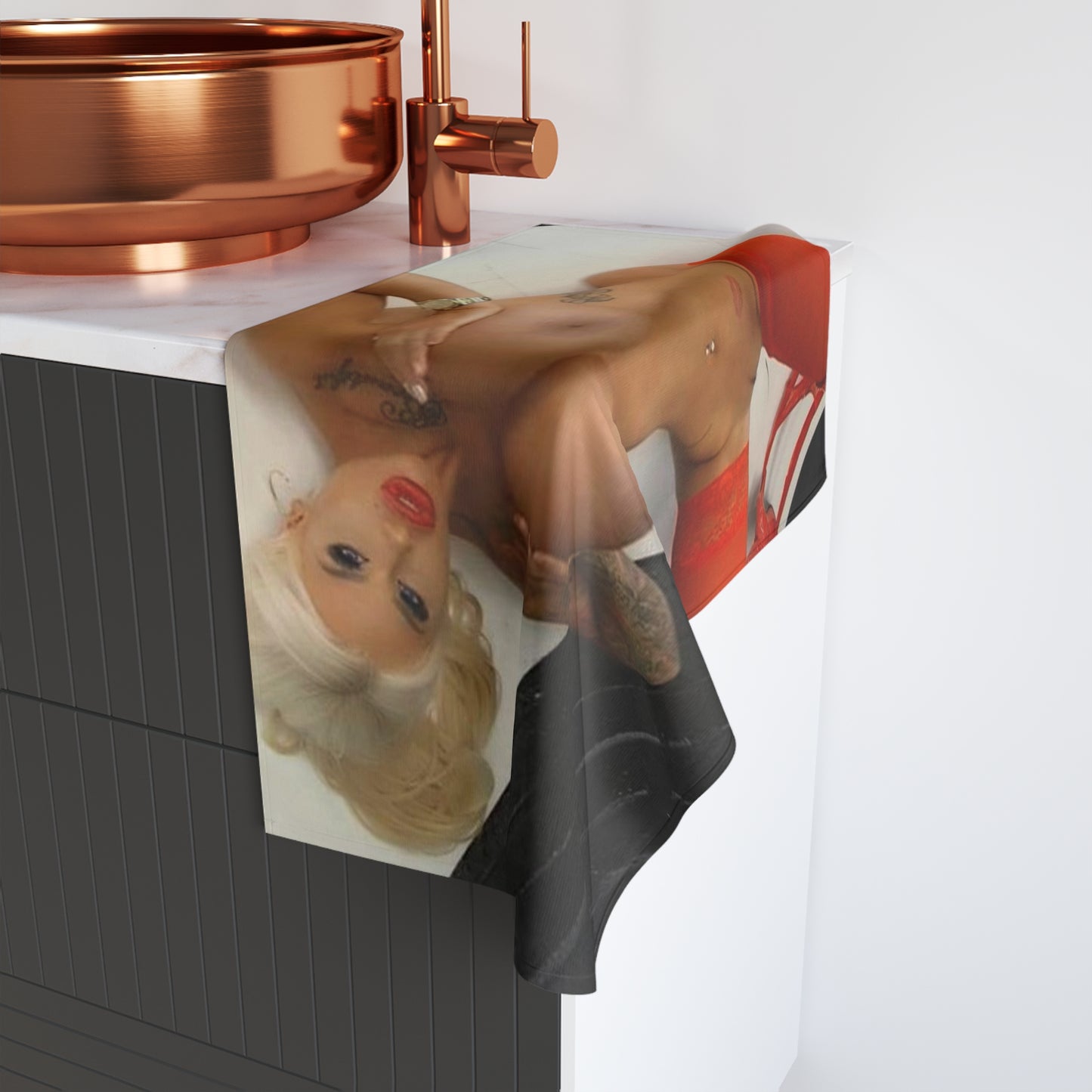 Hand Towel Busty Candy Charms Nude