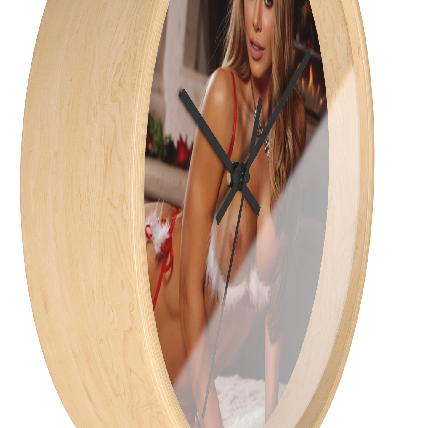 Wall Clock Pornstar Nicole Aniston Nude Christmas