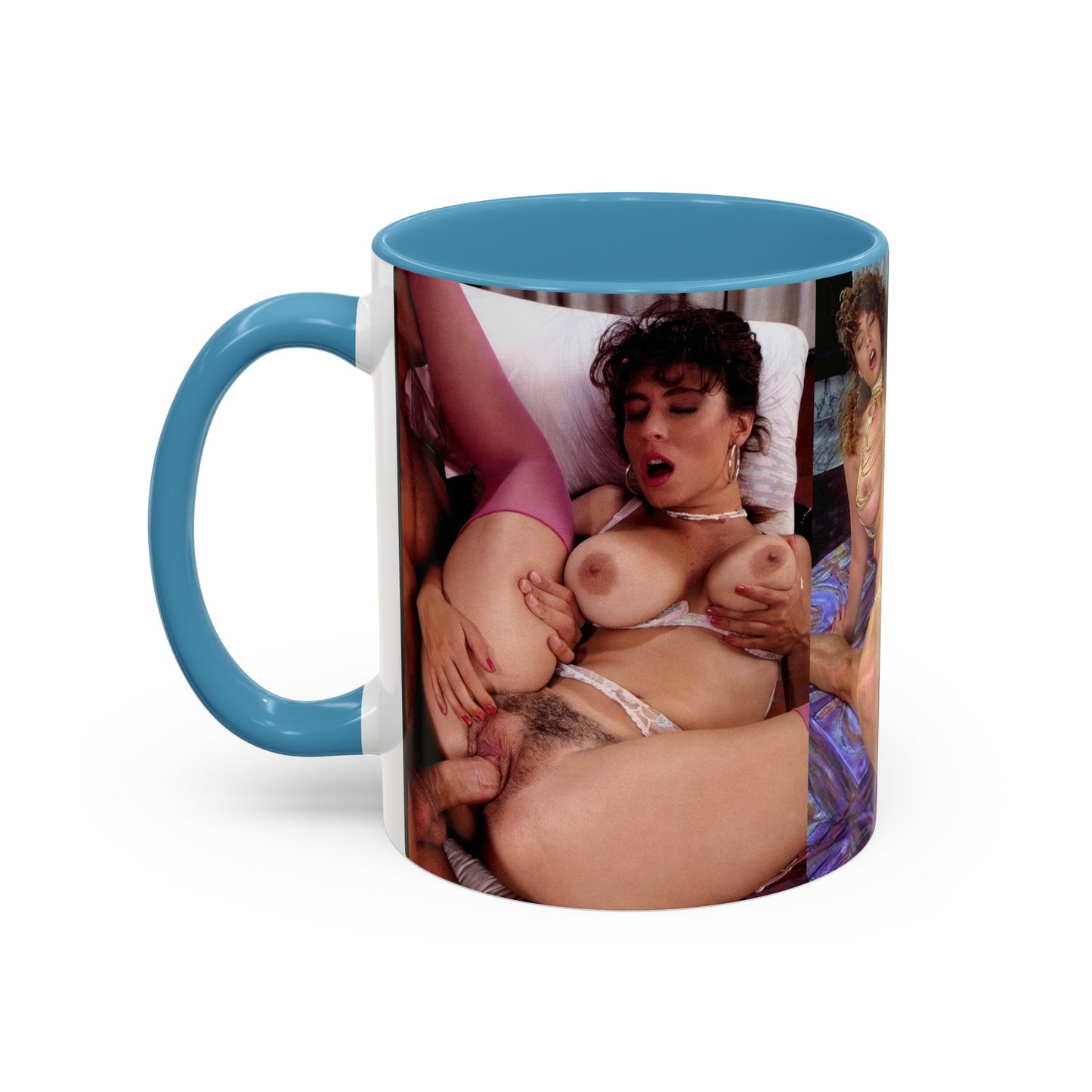 Accent Coffee Mug (11, 15oz) Retro Porn Porno Christy Canyon Fucking