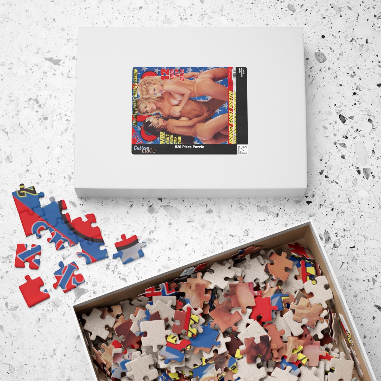 Puzzle (110, 252, 520, 1014-piece) Jenna Jameson Club Magazine Cover