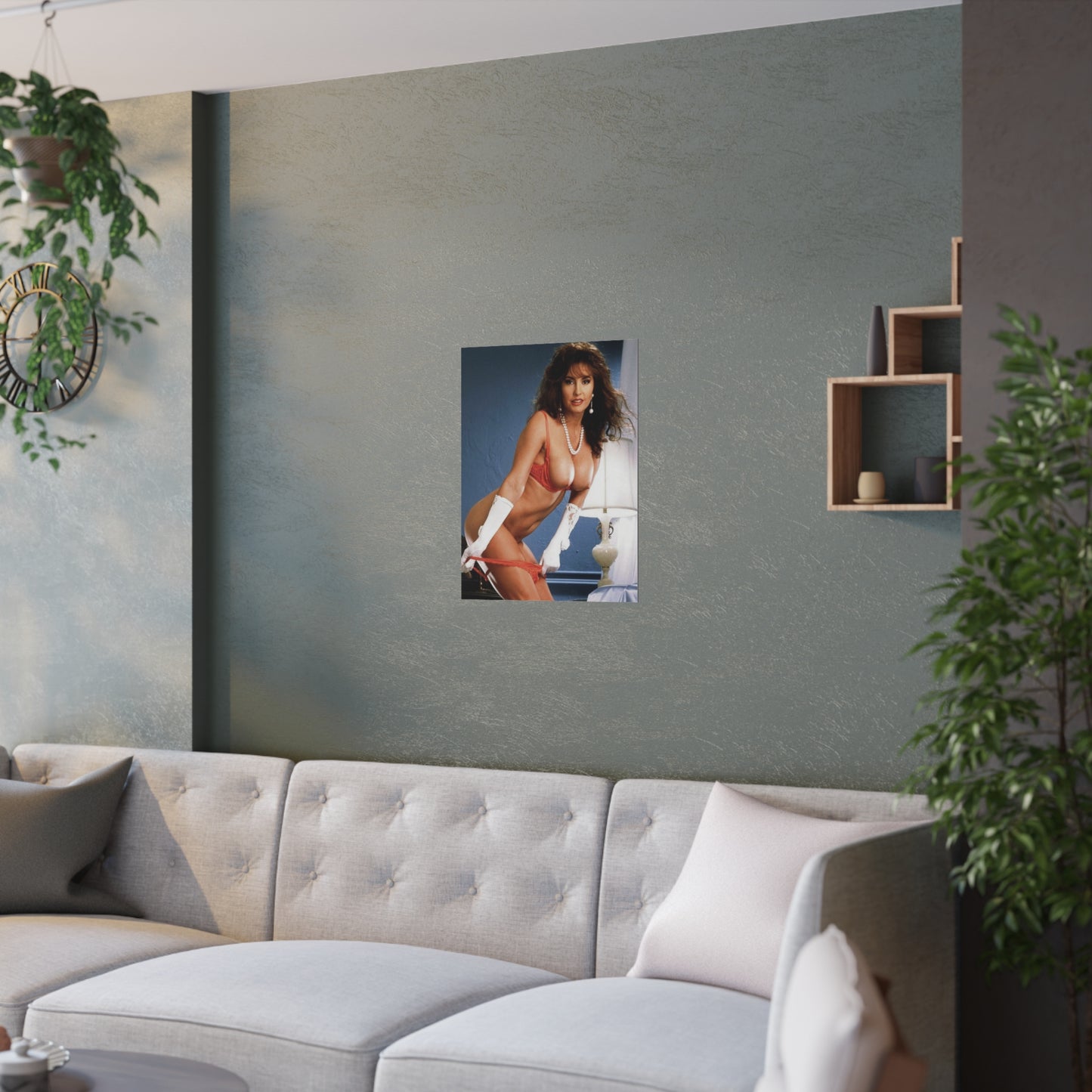 Satin Posters (210gsm) Retro Pornstar Ashlyn Gere Nude