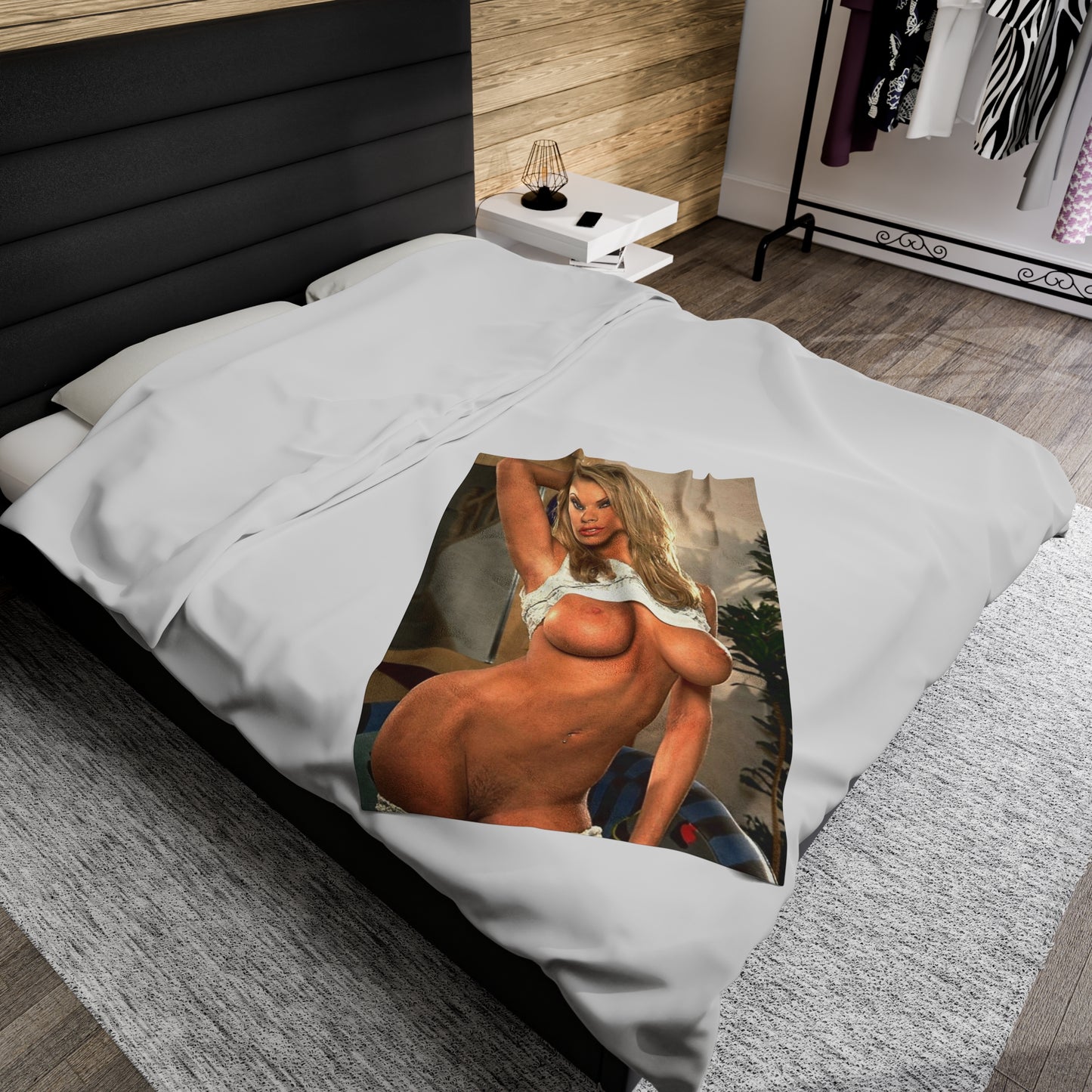 Velveteen Plush Blanket Pornstar Briana Banks Nude
