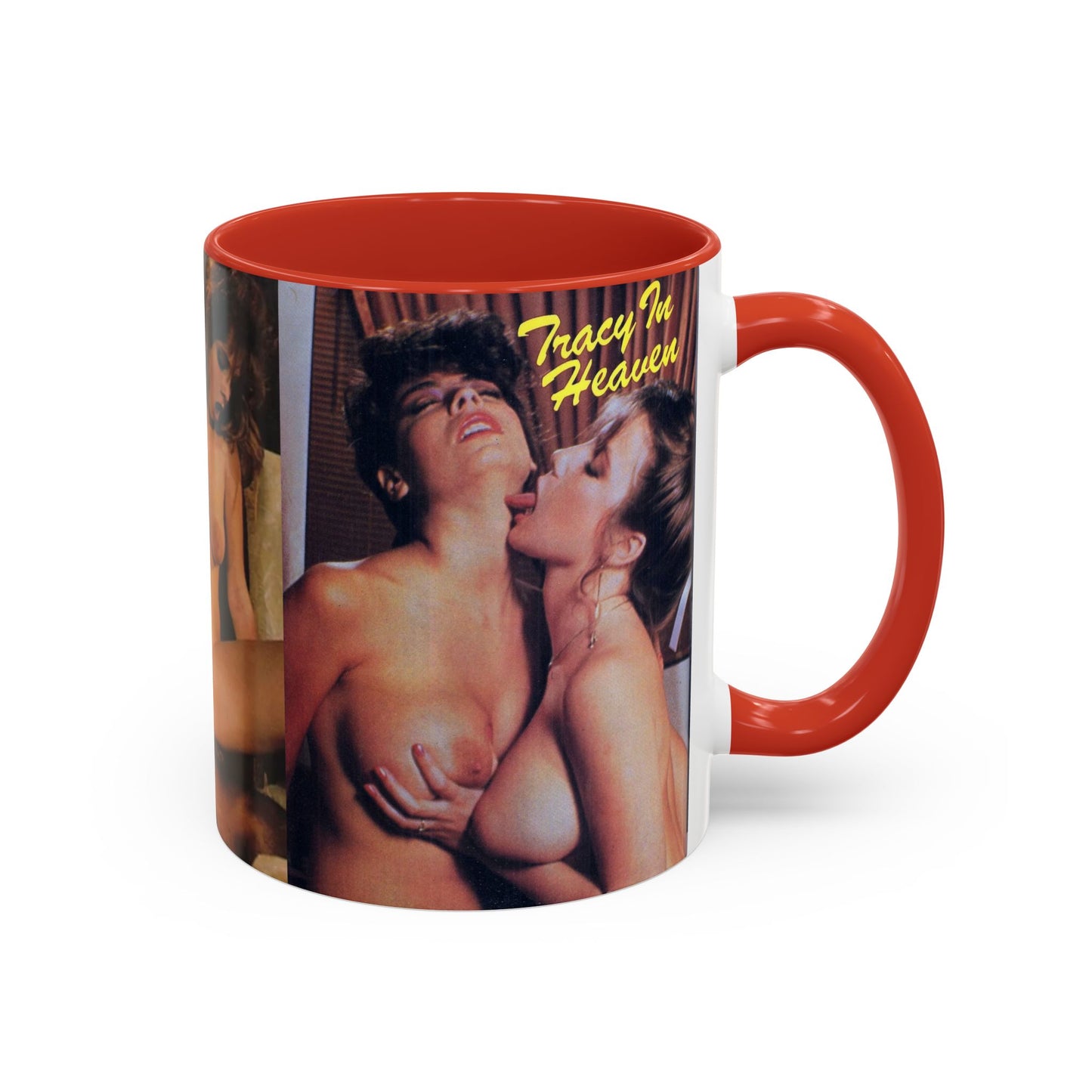 Accent Coffee Mug (11, 15oz) Traci Lords Nude Naked Retro