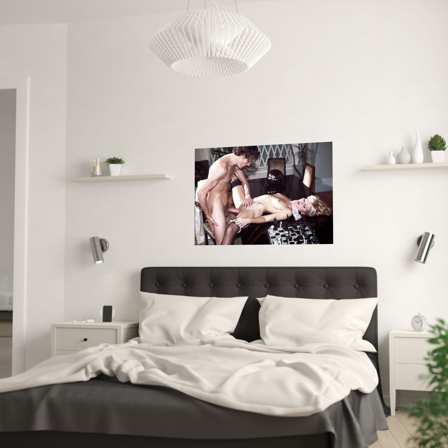 Satin Posters (210gsm) Retro Porn Scene John Holmes