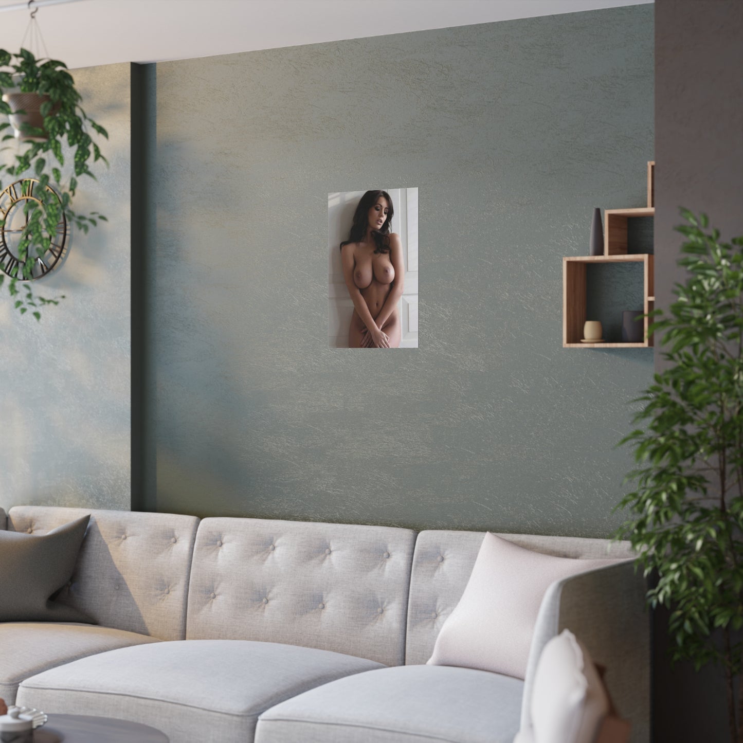 Satin Posters (210gsm) Sexy Natural Nude