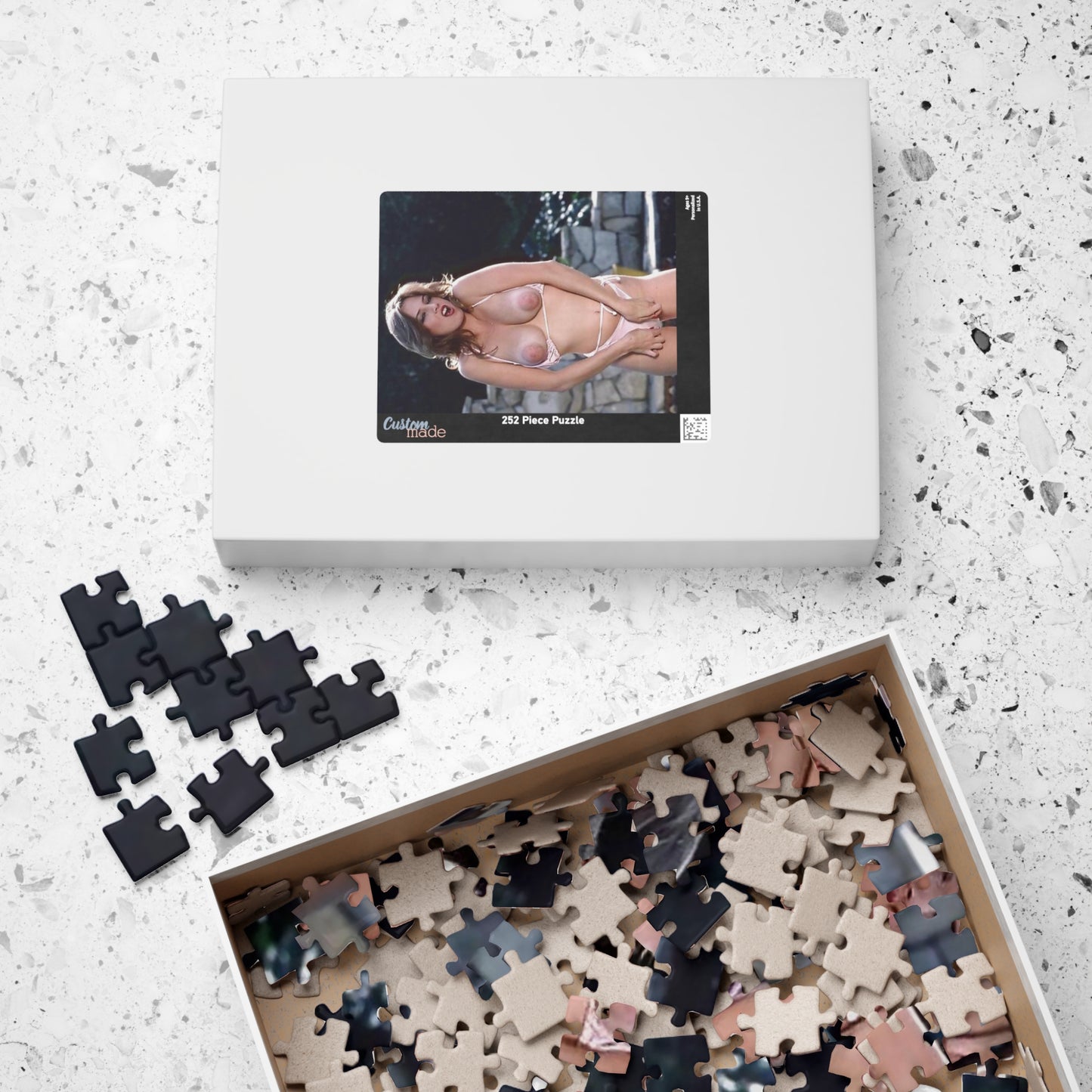 Puzzle (110, 252, 520, 1014-piece) Retro 80s Adult Star Nude