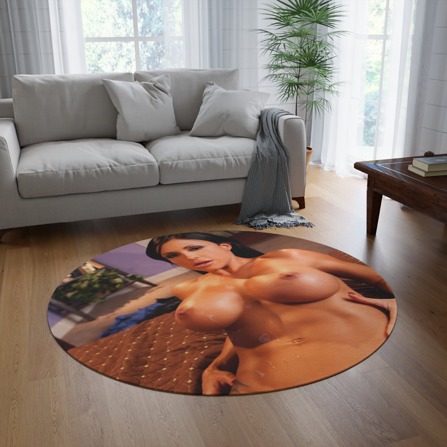 Round Rug Penthouse Pet February 2011 Jewels Jade