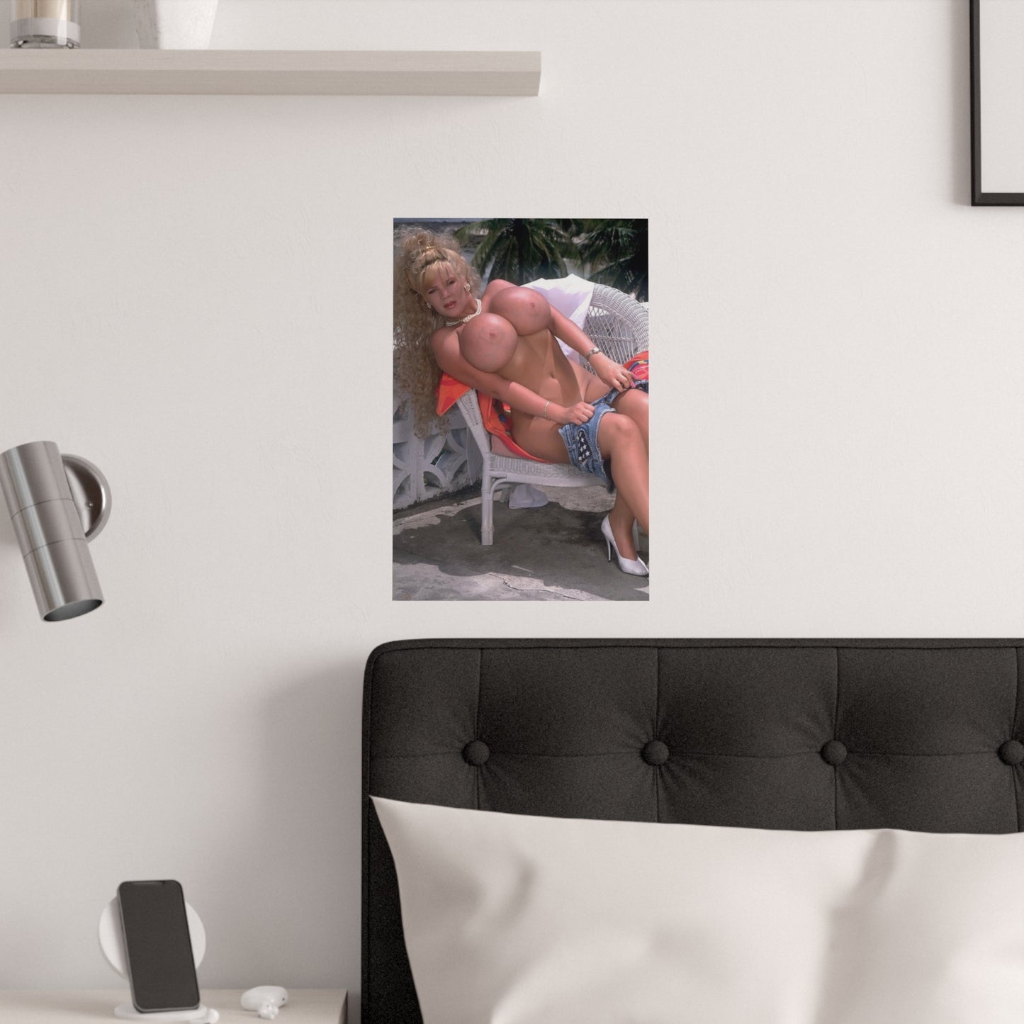 Satin Posters (210gsm) Busty Candy Cantaloupes Nude