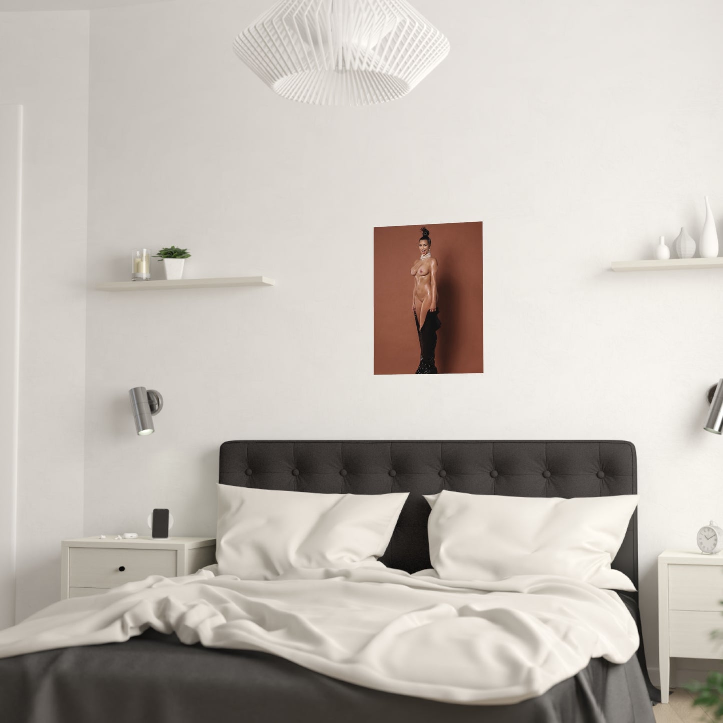 Satin Posters (210gsm) Kim Kardashian Nude