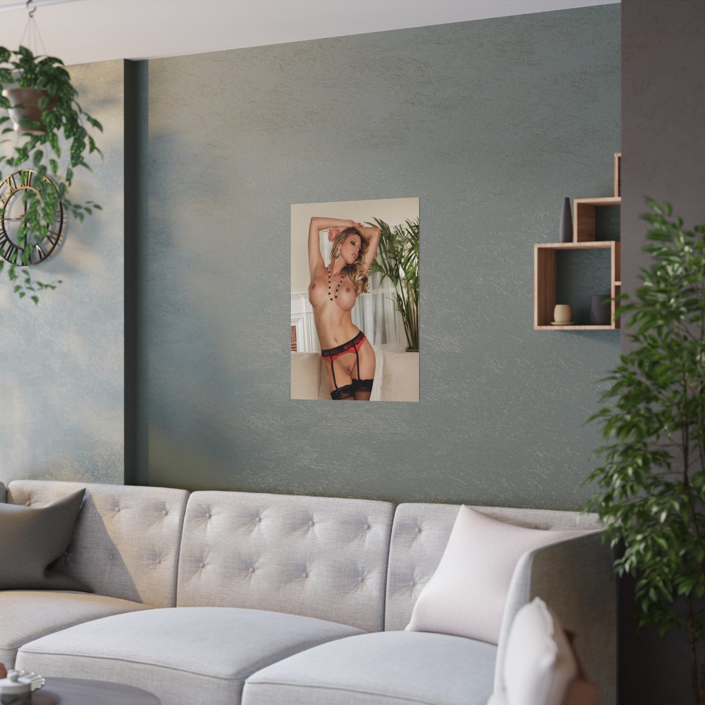 Satin Posters (210gsm) Adult Star Samantha Saint Nude