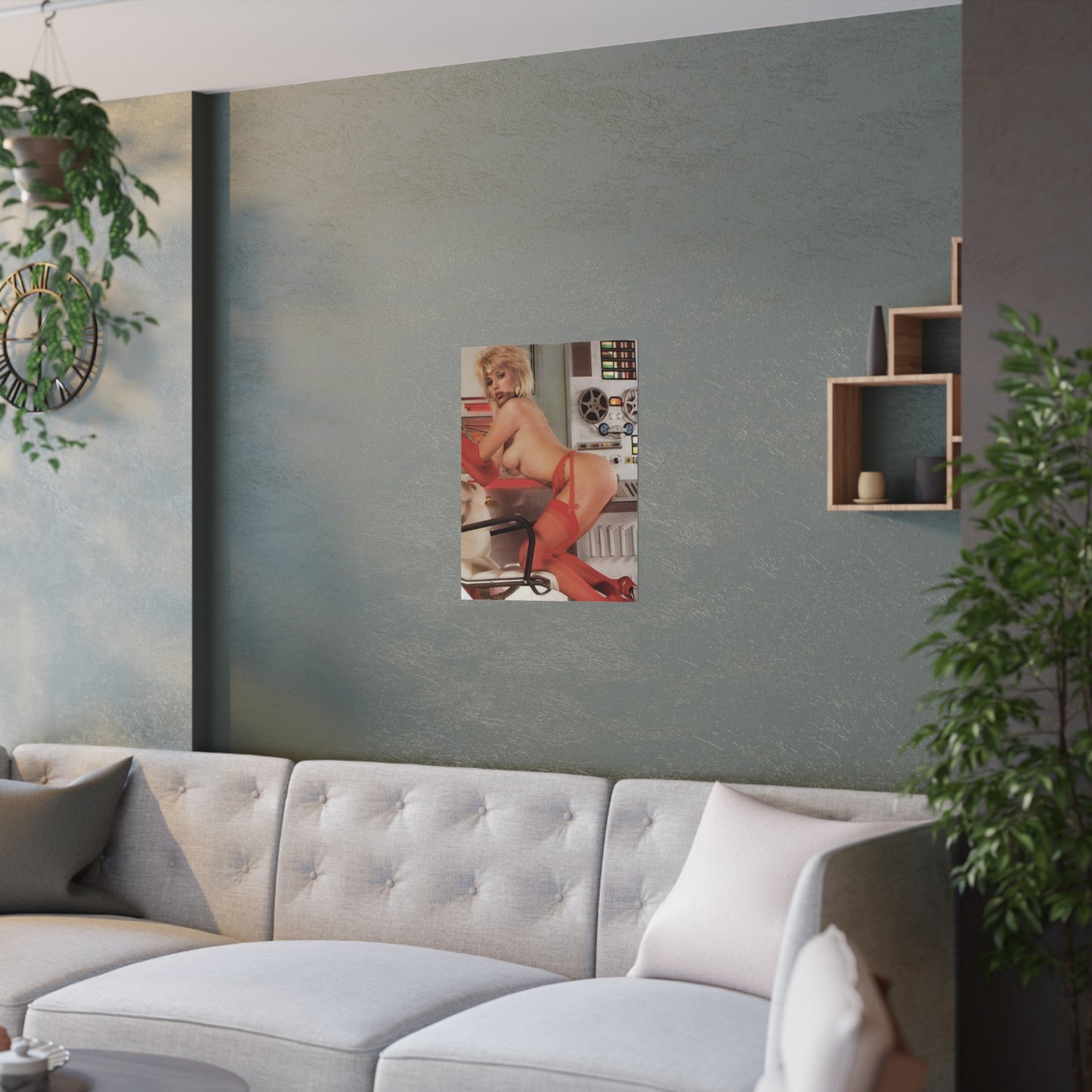 Satin Posters (210gsm) Retro French Porn Star Marilyn Jess