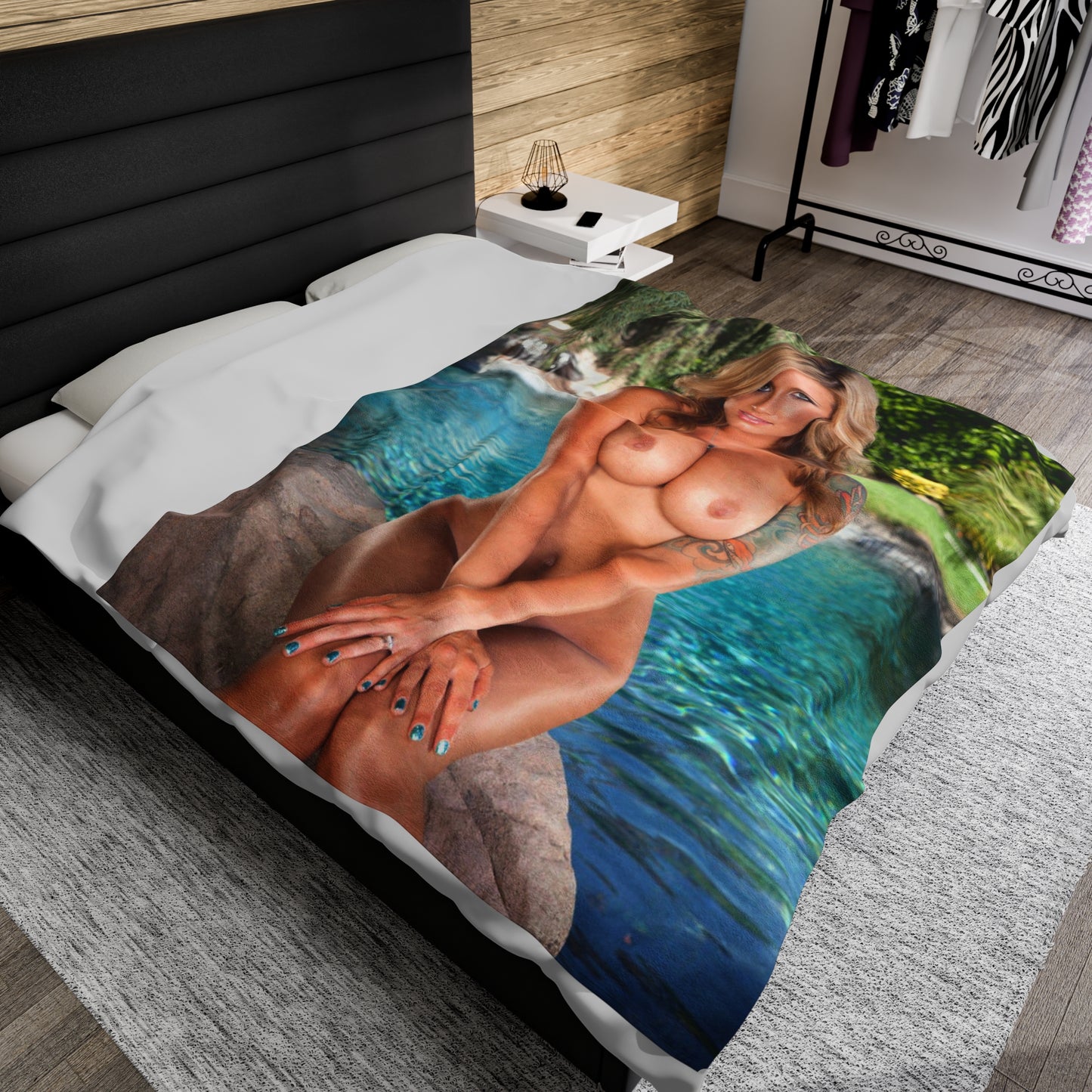 Velveteen Plush Blanket Pornstar Teagan Presley Nude