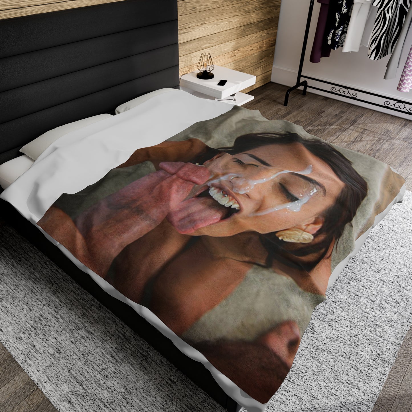 Velveteen Plush Blanket Janice Griffith