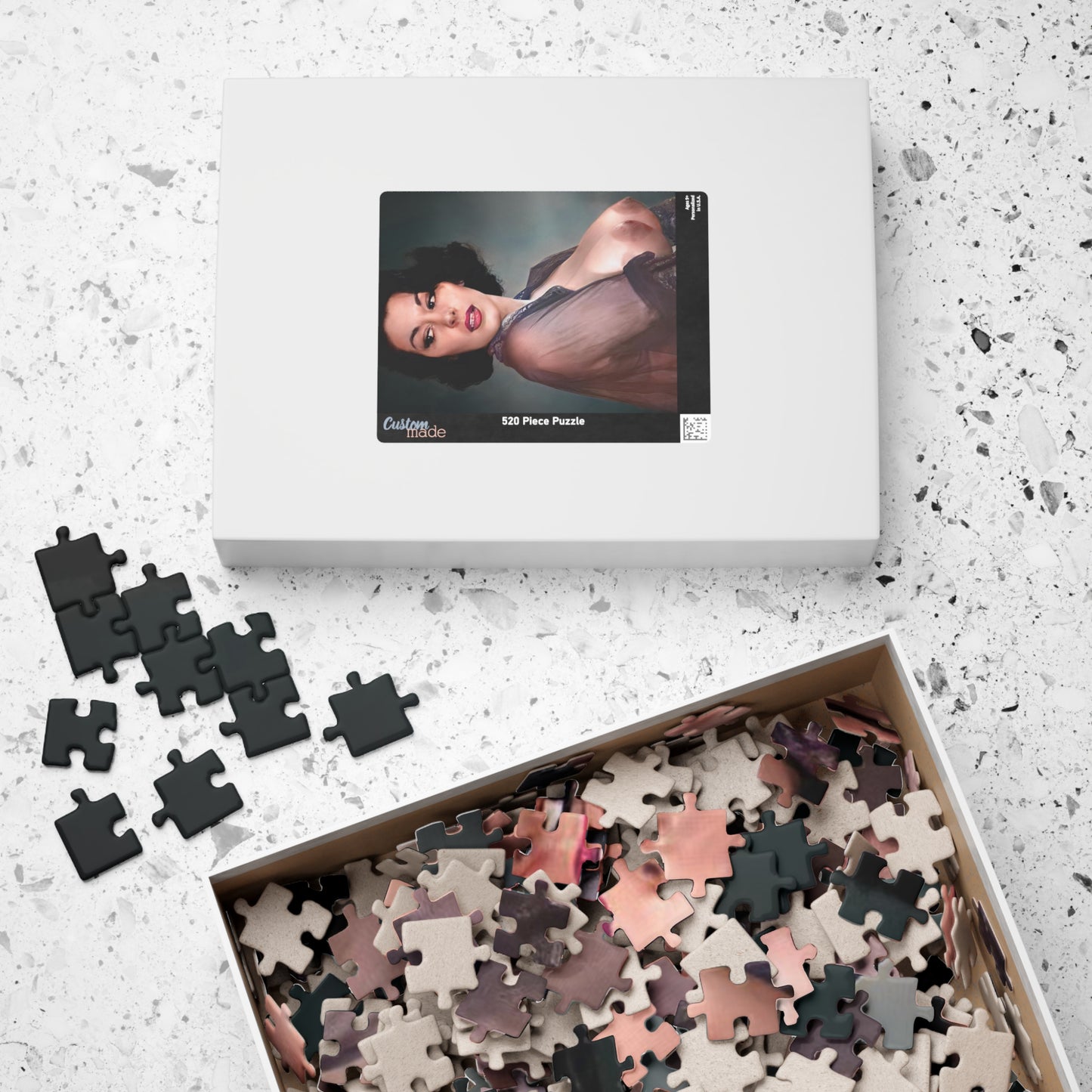 Puzzle (110, 252, 500, 1014-piece) Playmate 1959 Elaine Reynolds Nude #3