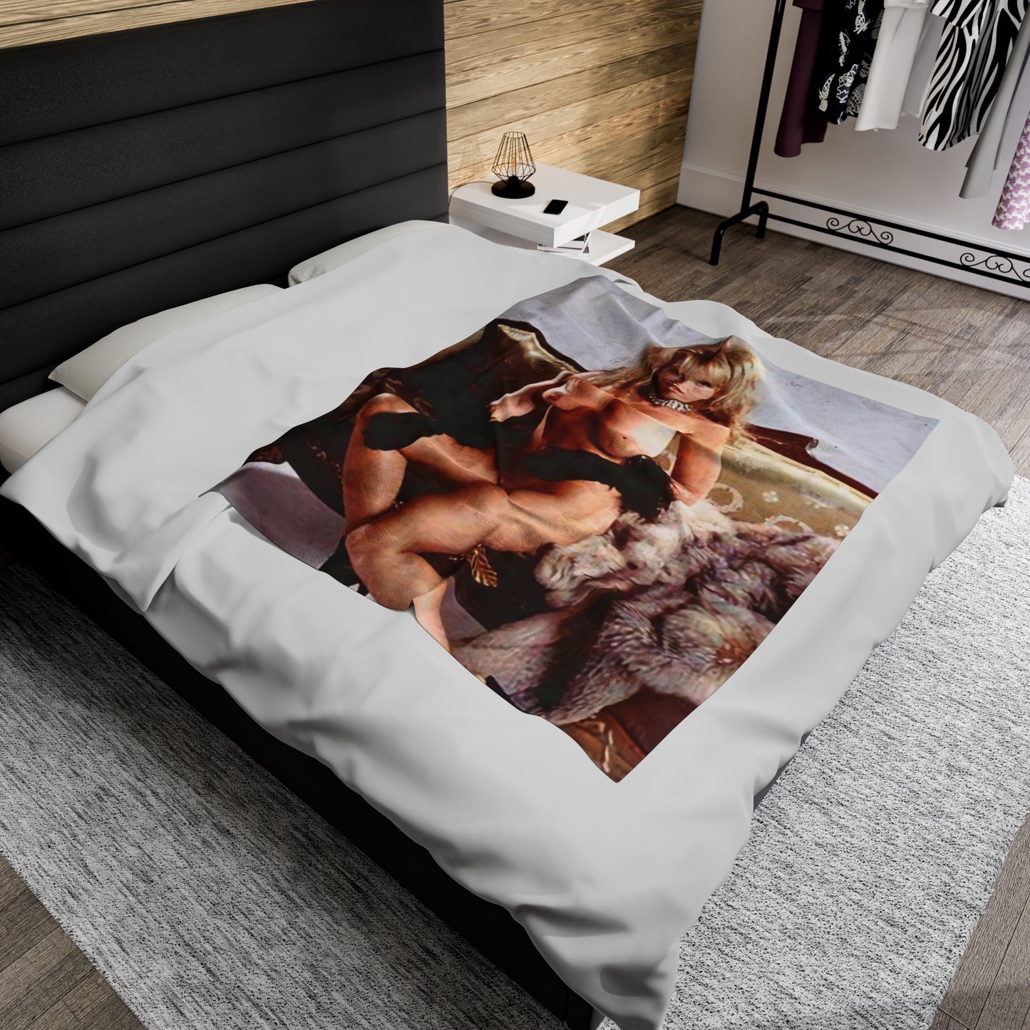 Velveteen Plush Blanket Porn Star Victoria Paris Nude