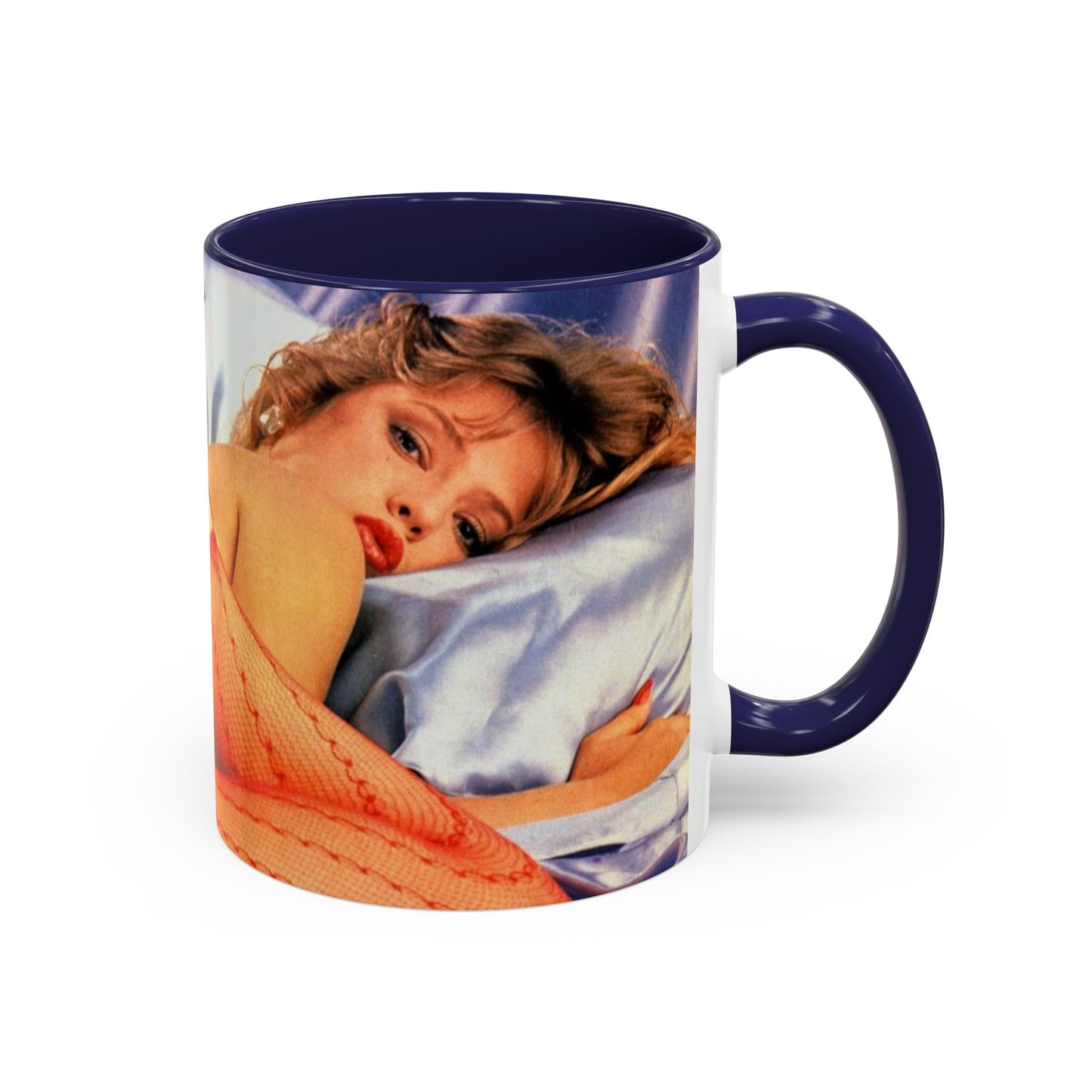 Accent Coffee Mug (11, 15oz) Traci Lords Naked Nude Retro