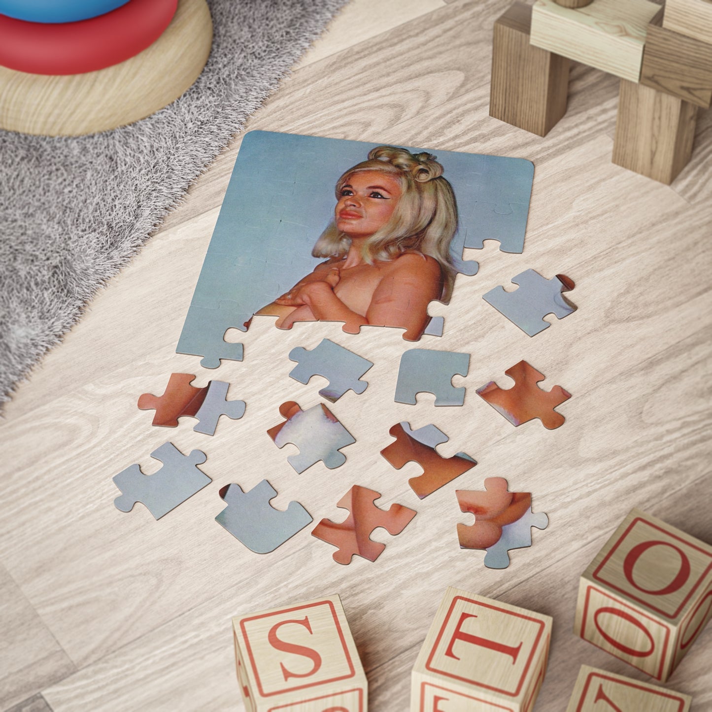 Puzzle, 30-Piece Jayne Mansfield Nude