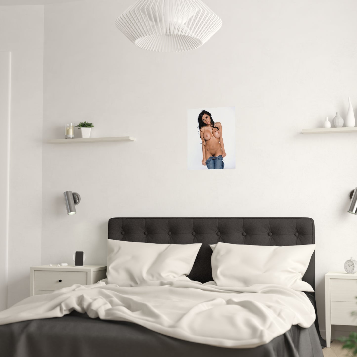 Satin Posters (210gsm) Porn Star Lela Star Nude