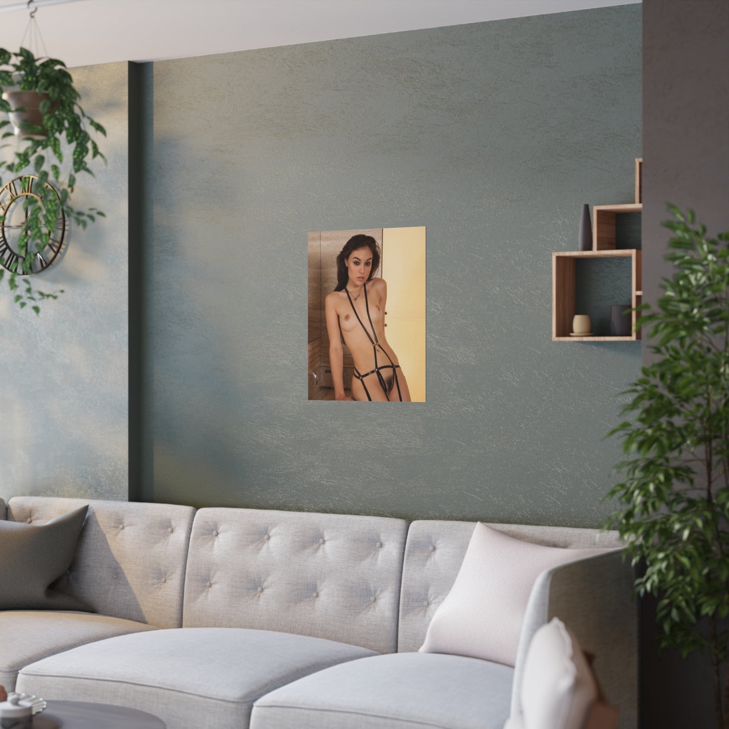 Satin Posters (210gsm) Adult Star Sasha Grey Nude